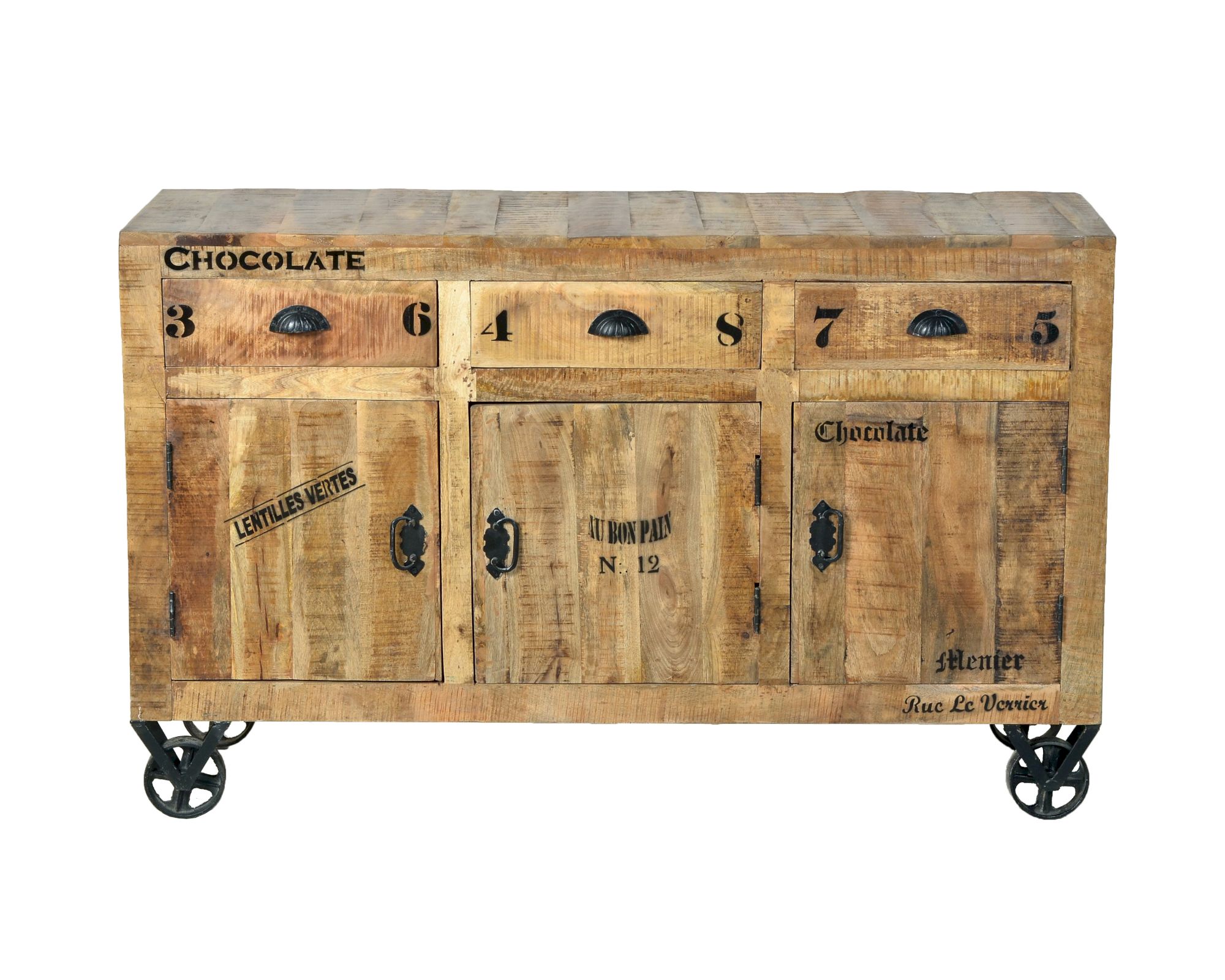 SIT »Rustic« Massivholz Mango Sideboard 1903-04