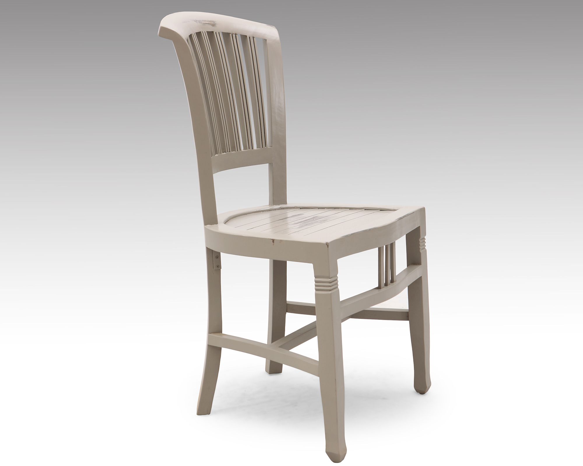 SIT SPA antik used look Akazie massiv Stuhl 9752-97