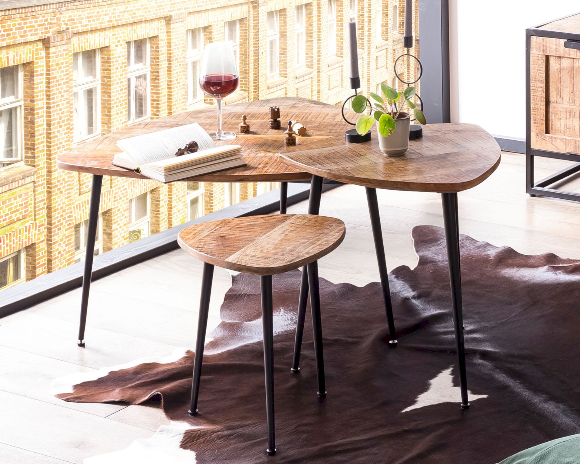 SIT »Sidney« Couchtisch 80x47x80 cm