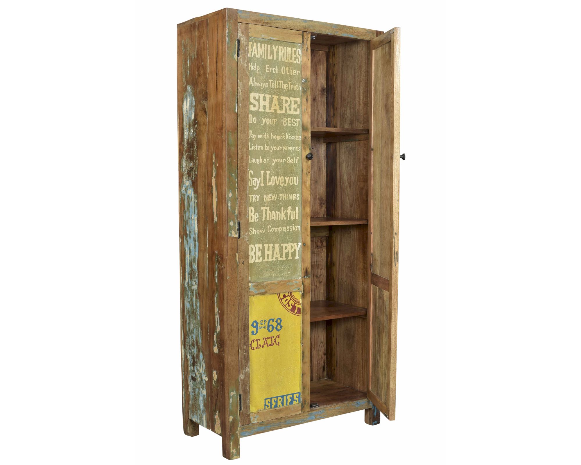 SIT »Speedway« Altholz Garderobenschrank B 80 x H 180 x T 40 cm