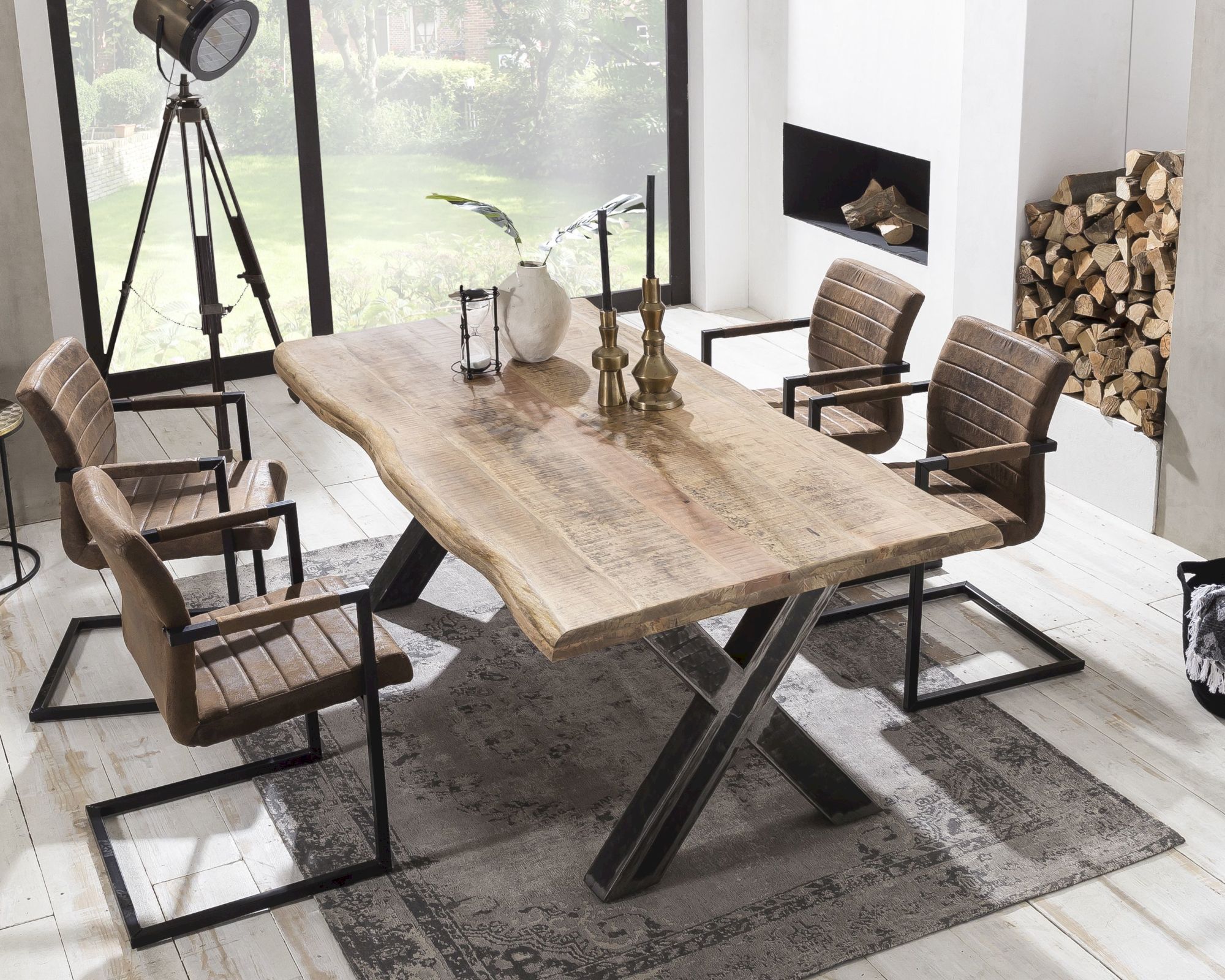 SIT Tops & Tables »Ohio« Mango Massivholz Esstisch 220x100 cm