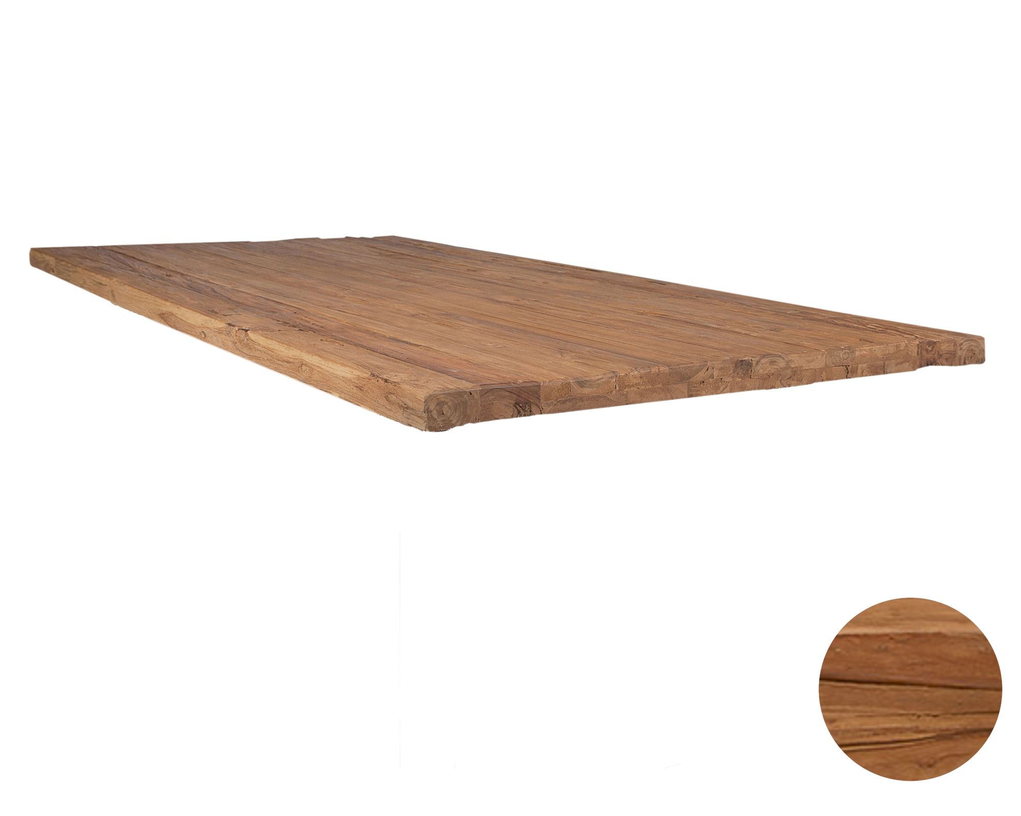 SIT Tops & Tables Tischplatte Teak 240x100 cm