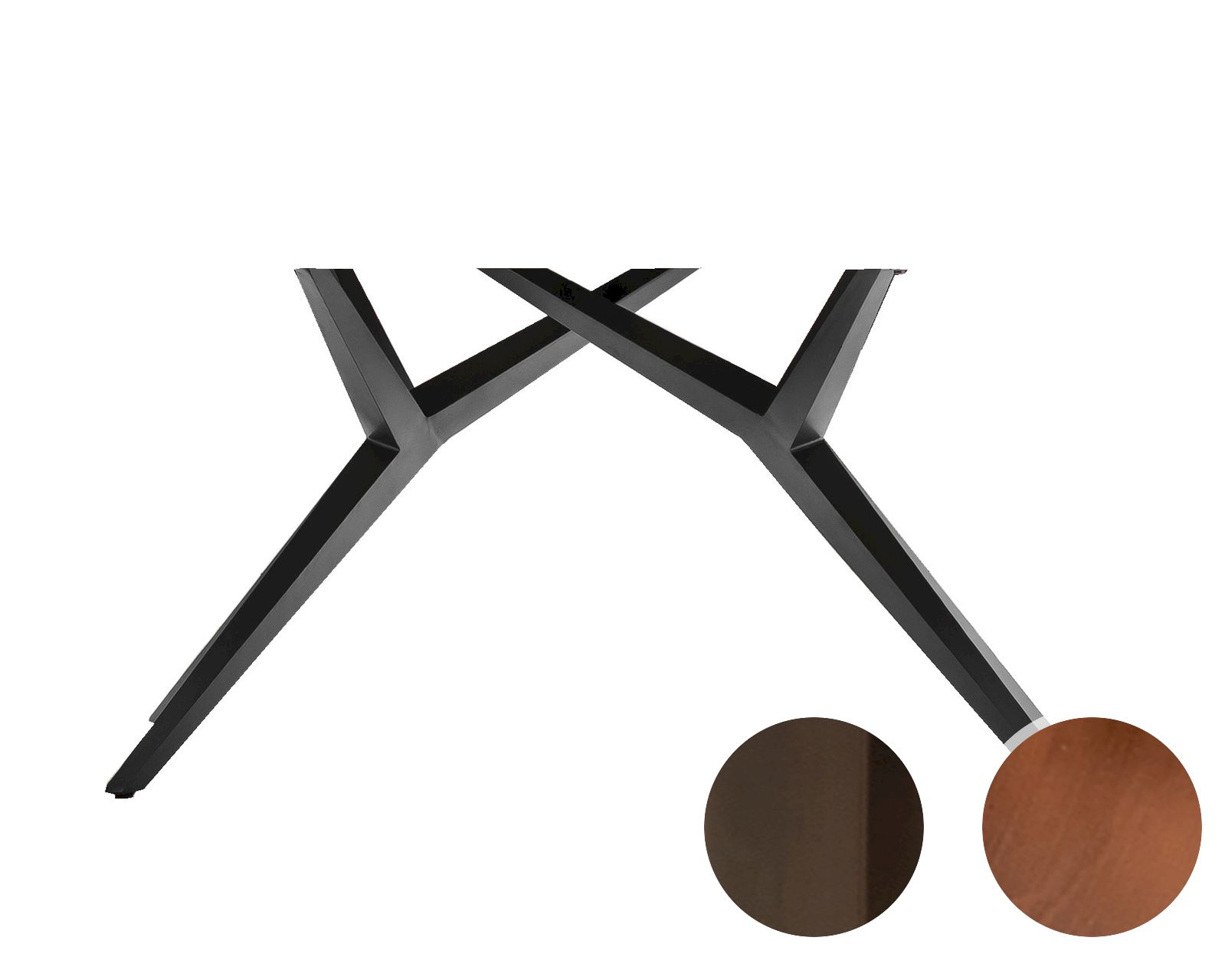 SIT Tops & Tables Untergestell X Eisen antikbraun