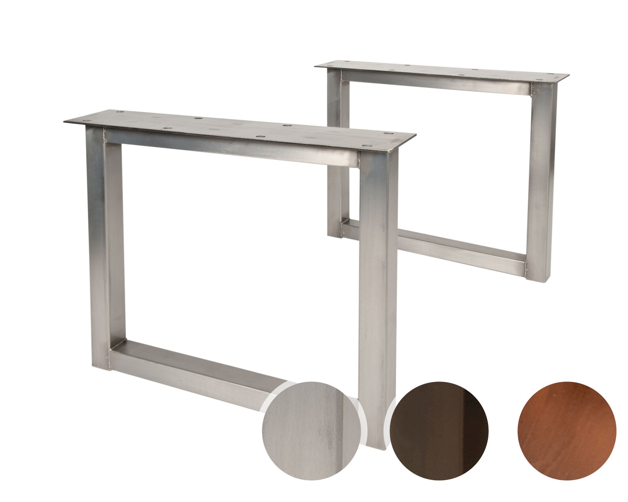 SIT Tops & Tables Untergestell ll Roheisen lackiert / B 80 x H 73 x T 15 cm
