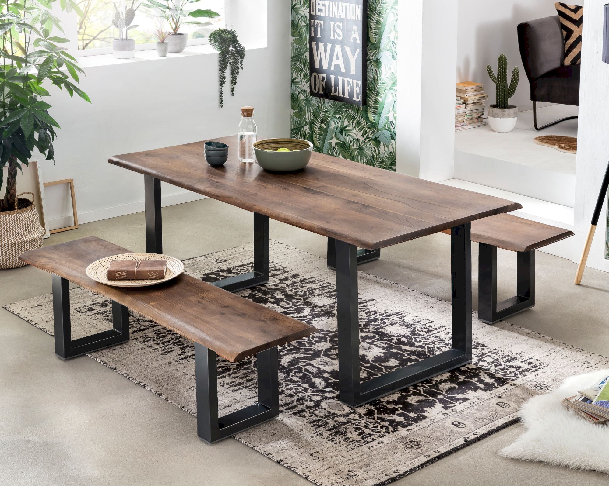 SIT tables & co »Vallejo« Esstisch Akazie 200x100 cm