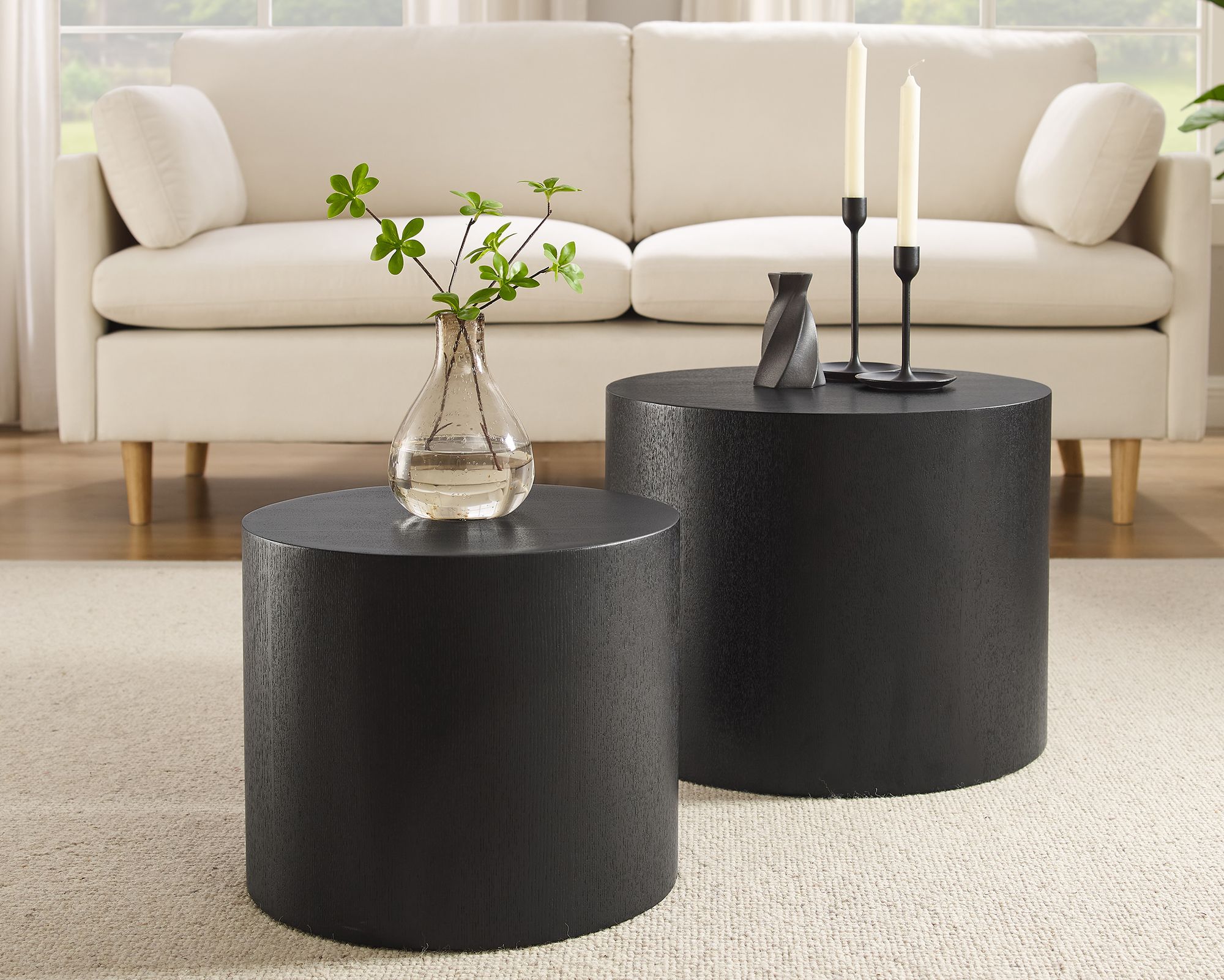 SalesFever »Ava« Couchtisch 2er Set schwarz