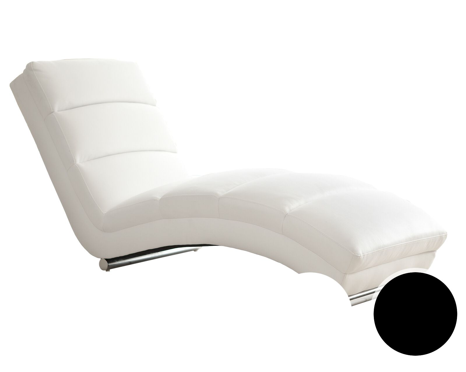 SalesFever »Black&White« Relaxliege weiß / 60x81x171 cm