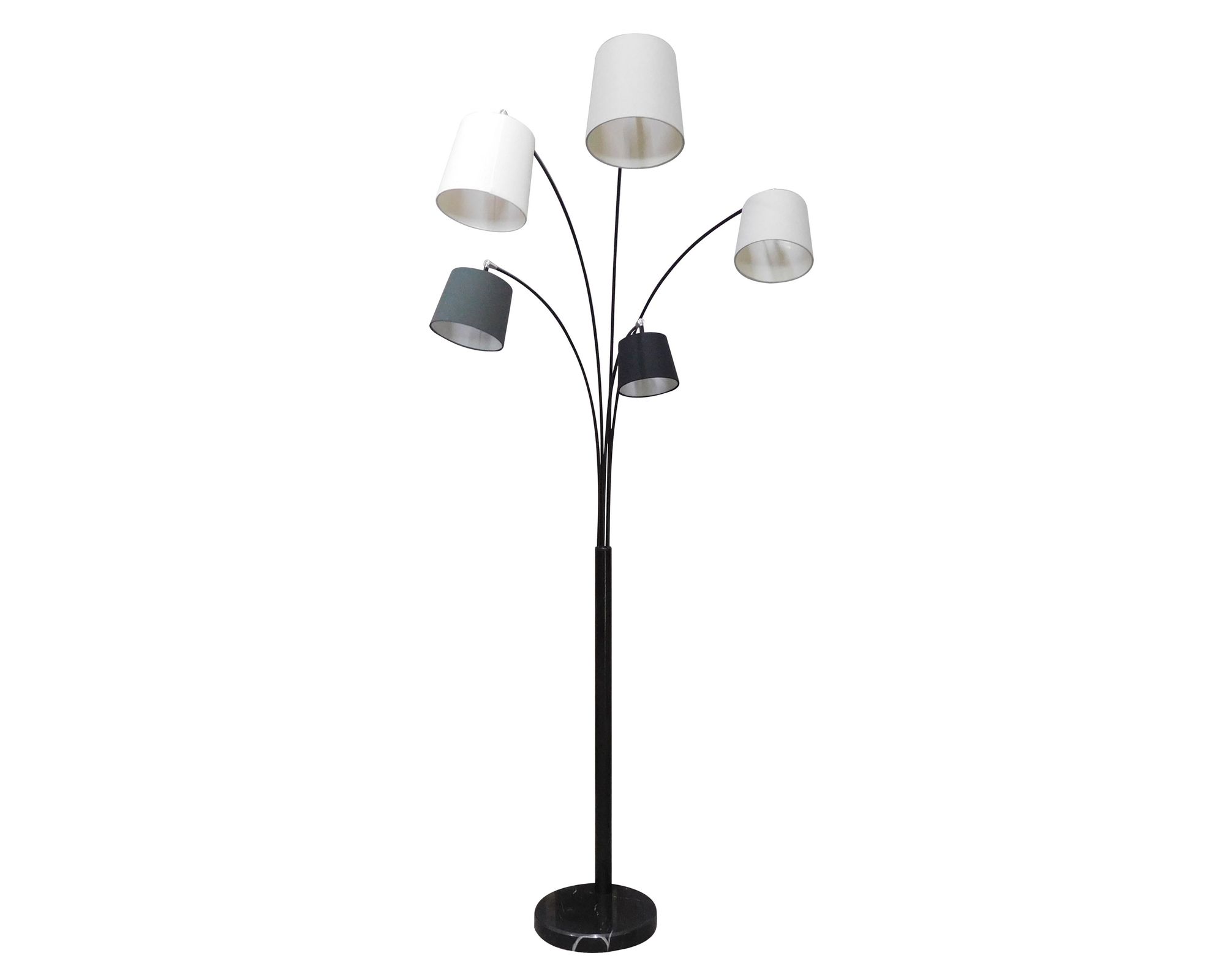 SalesFever »Fiver Fingers« Stehleuchte grau/schwarz/weiß 114x213x38 cm