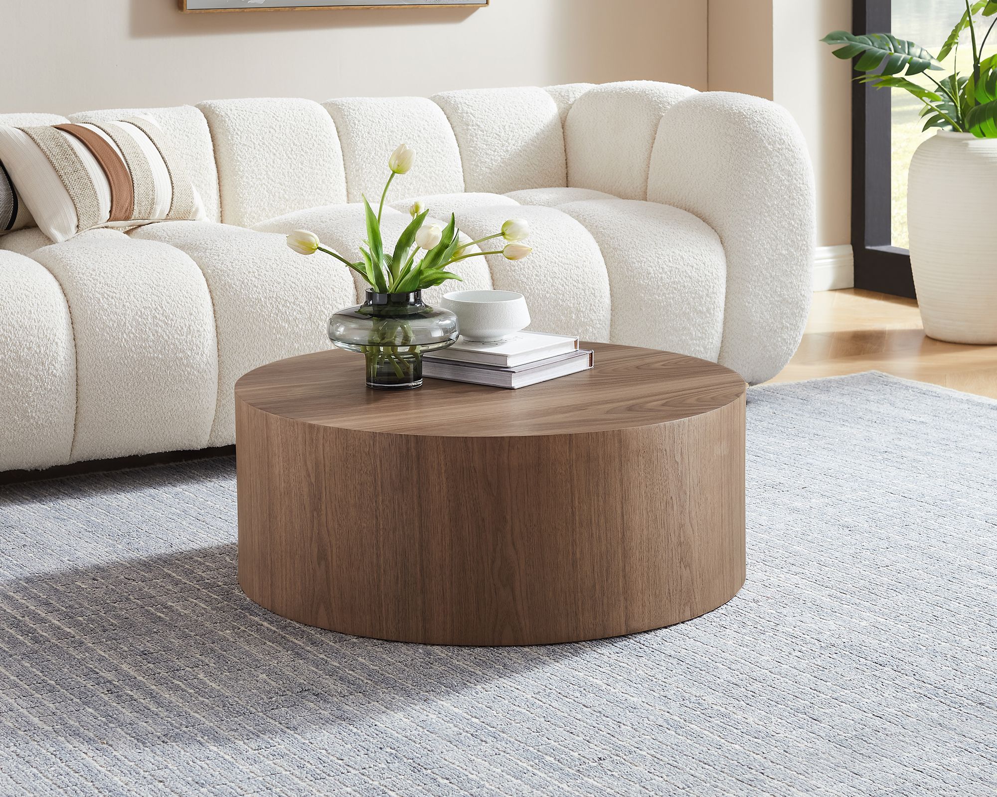 SalesFever »Isla« Couchtisch walnuss 80x30x80 cm