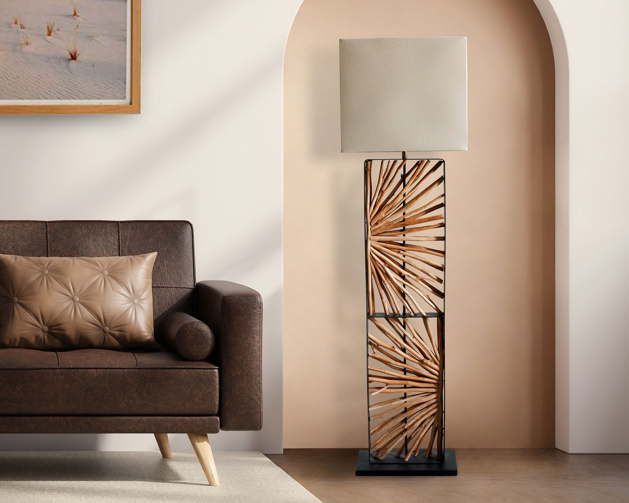 SalesFever »Juno« Stehleuchte 40x165x20 cm