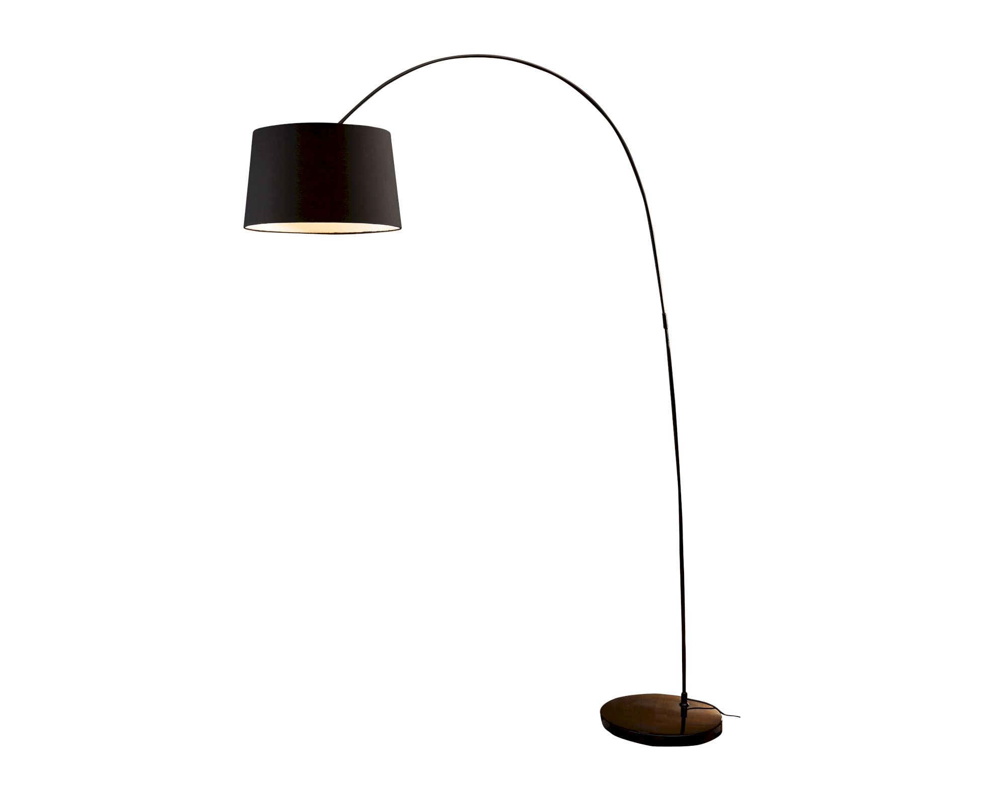 SalesFever »Necko« Bogenleuchte schwarz 205 cm
