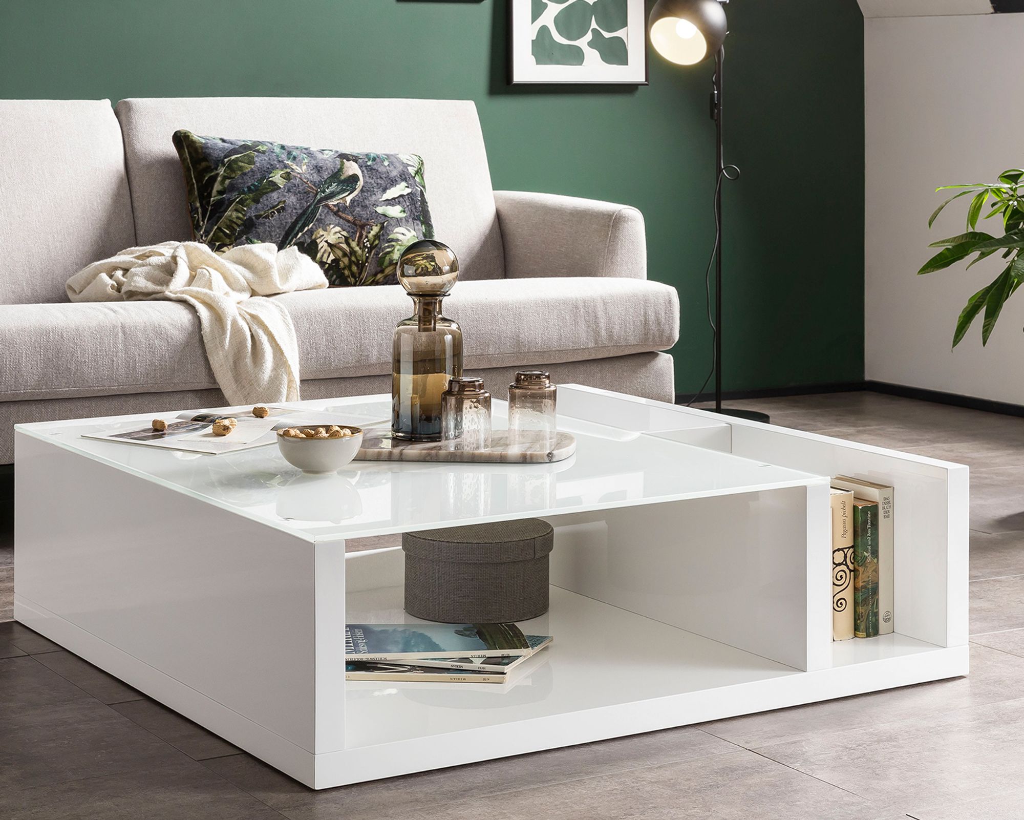 SalesFever »Oido« Couchtisch weiß 100x30x100 cm