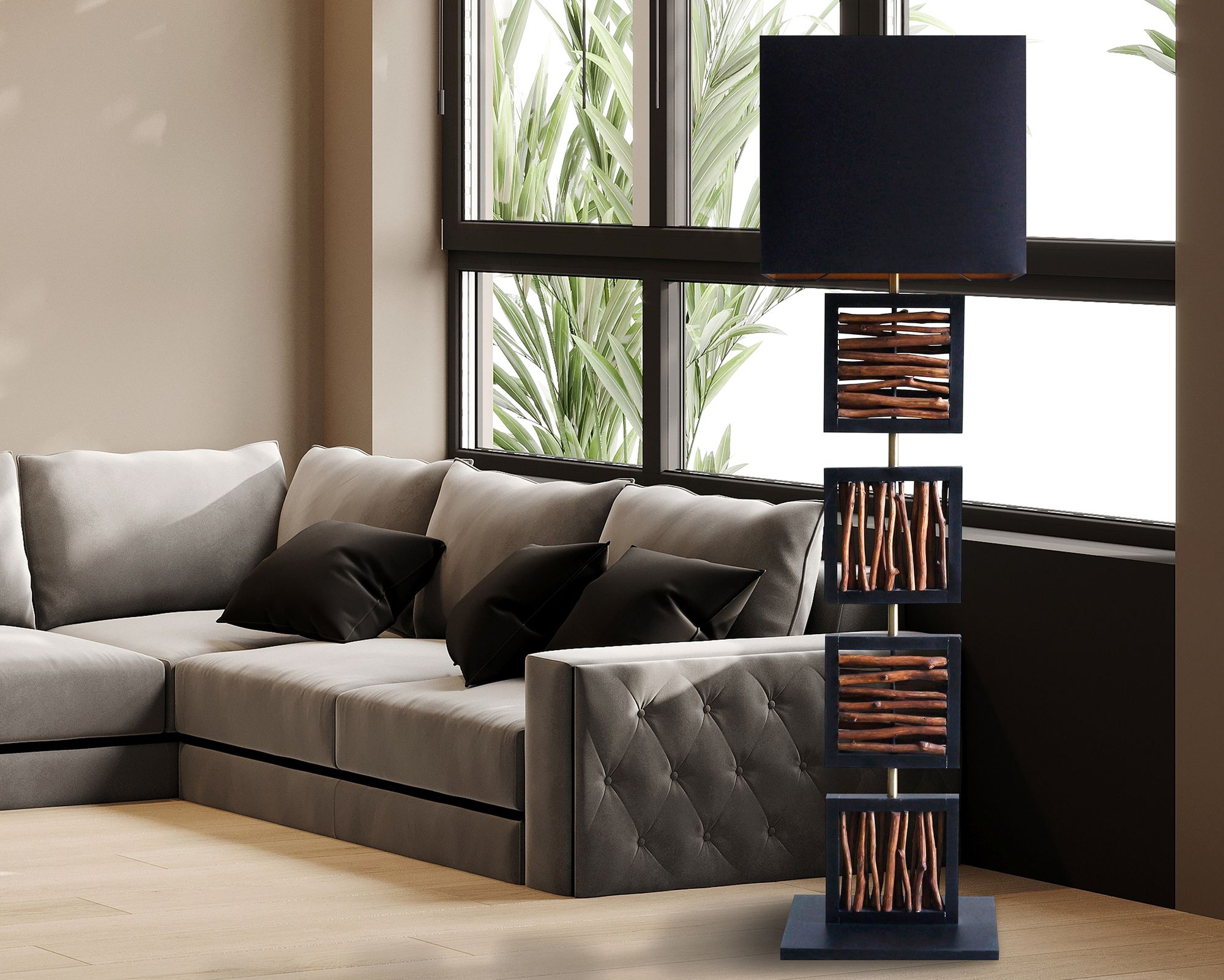 SalesFever »Rimini« Stehleuchte 40x163x20 cm