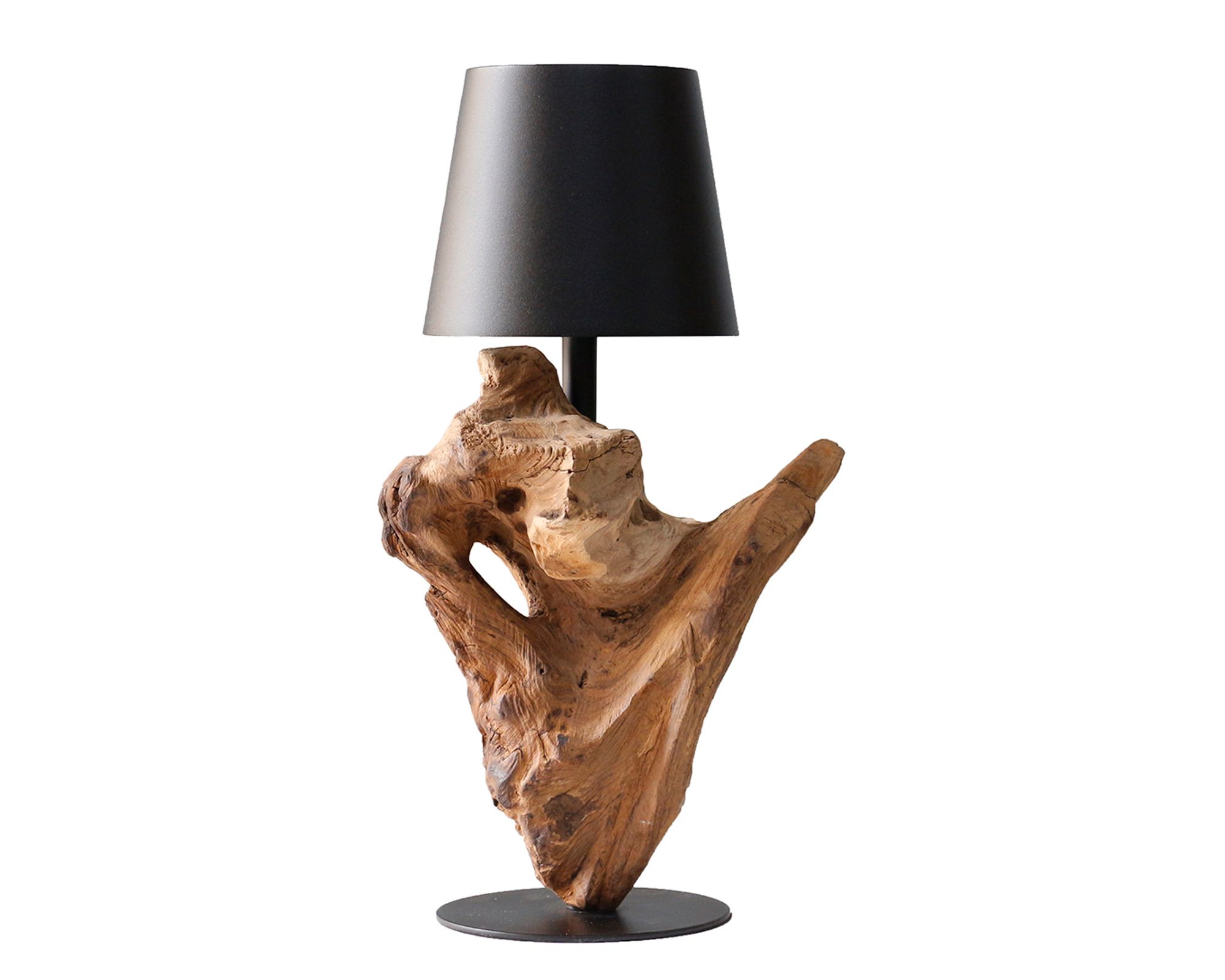 SalesFever »Sea Drift« Tischleuchte natur/schwarz mit LED-Akku