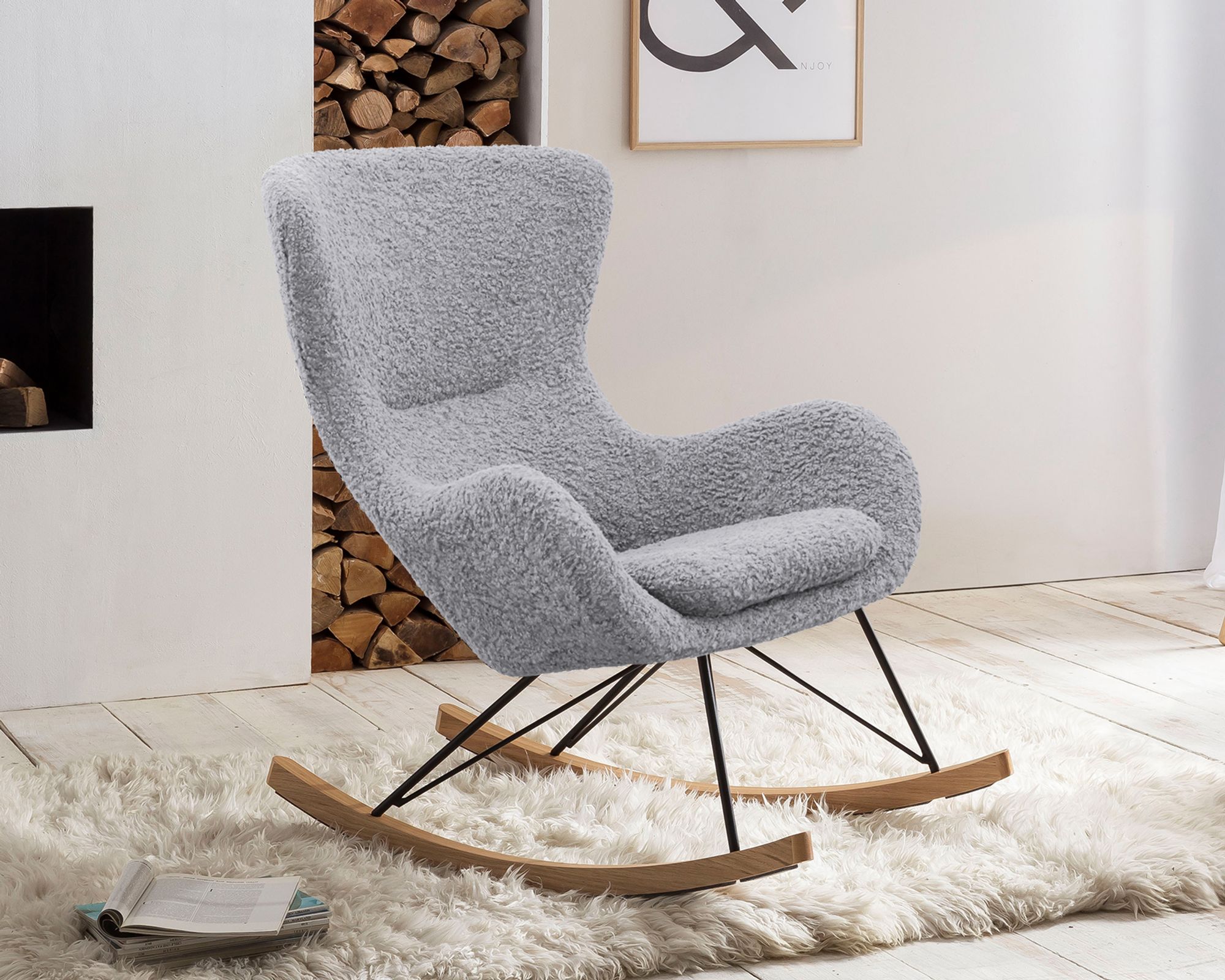 SalesFever »Skal« Schaukelstuhl 75x106x102 cm