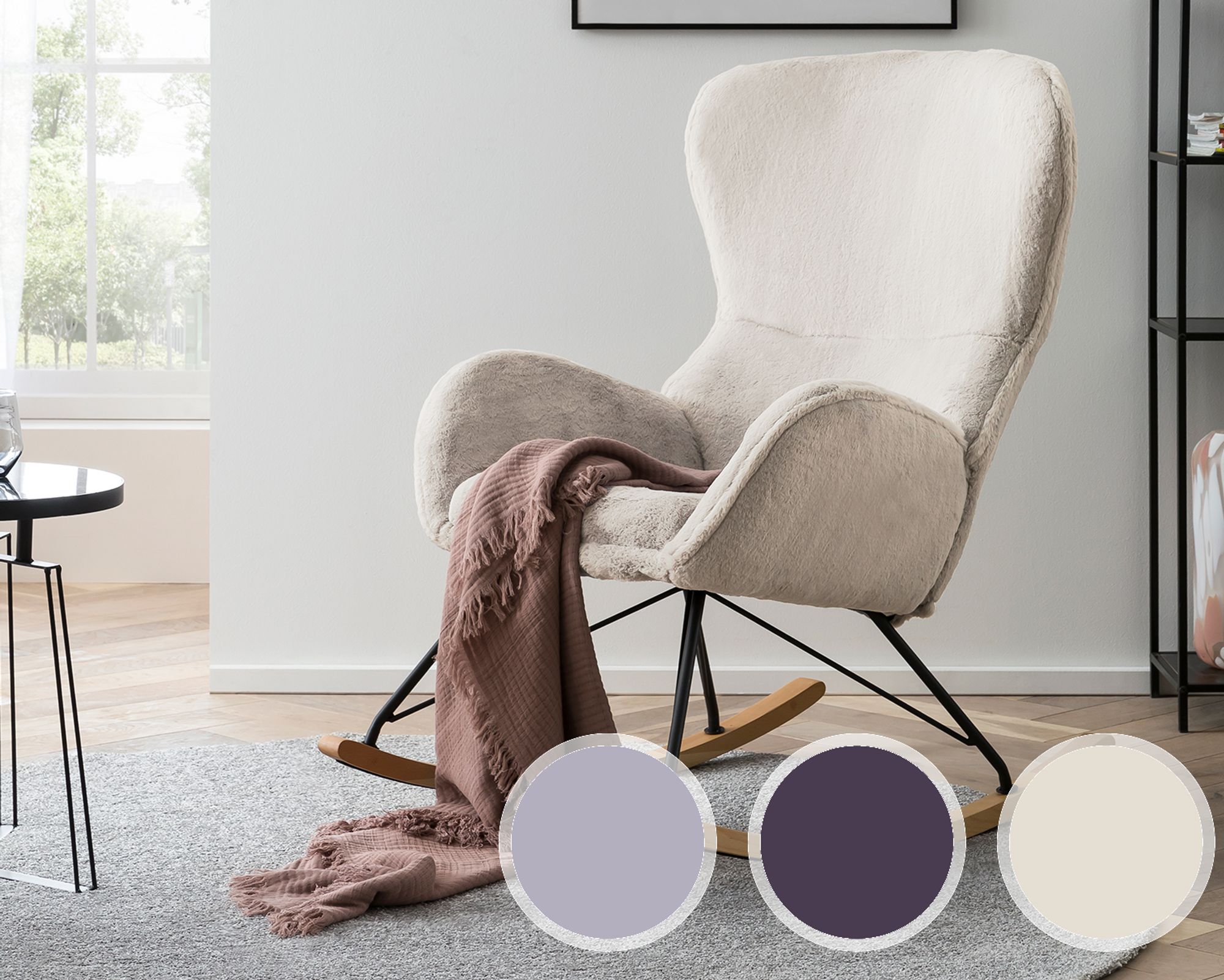 SalesFever »Sucette« Schaukelstuhl beige