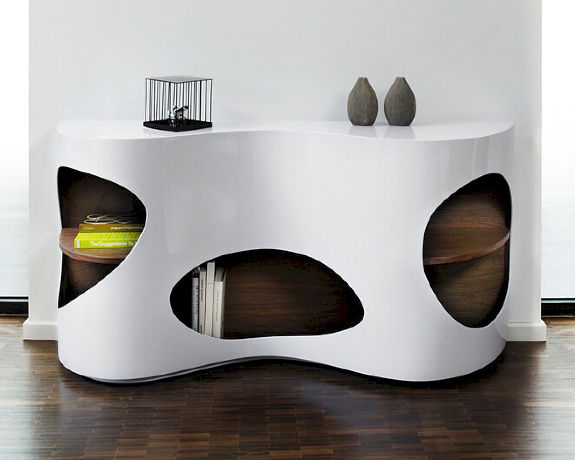 SalesFever »Swung« Sideboard weiss / 150x75x40cm