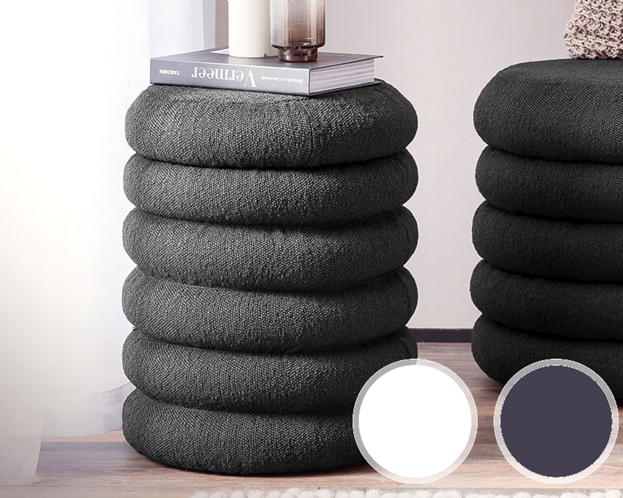 SalesFever »Twister« Sitzhocker Anthrazit
