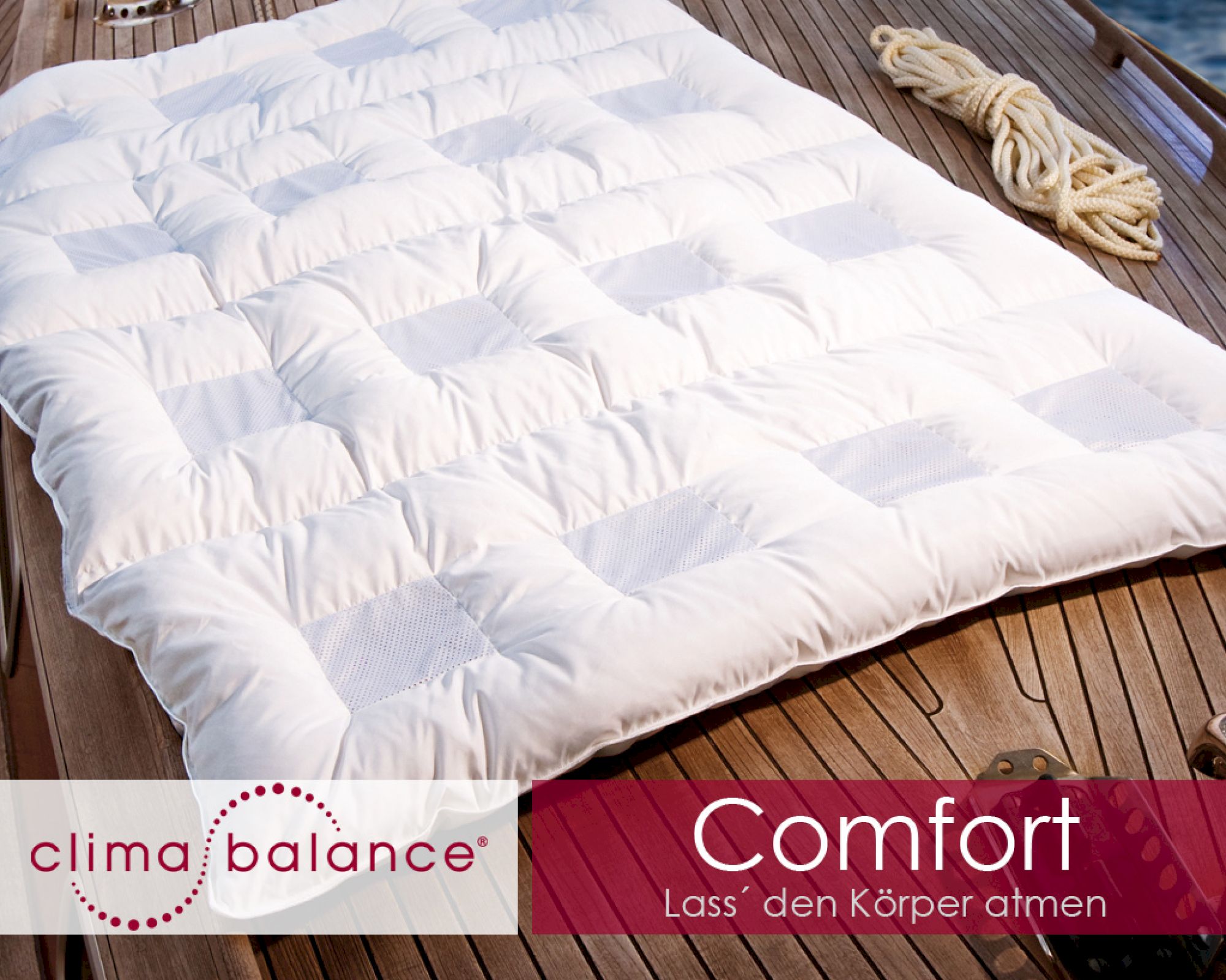 Sanders ClimaBalance Comfort Daunendecken Warm 155x220 cm 1250g