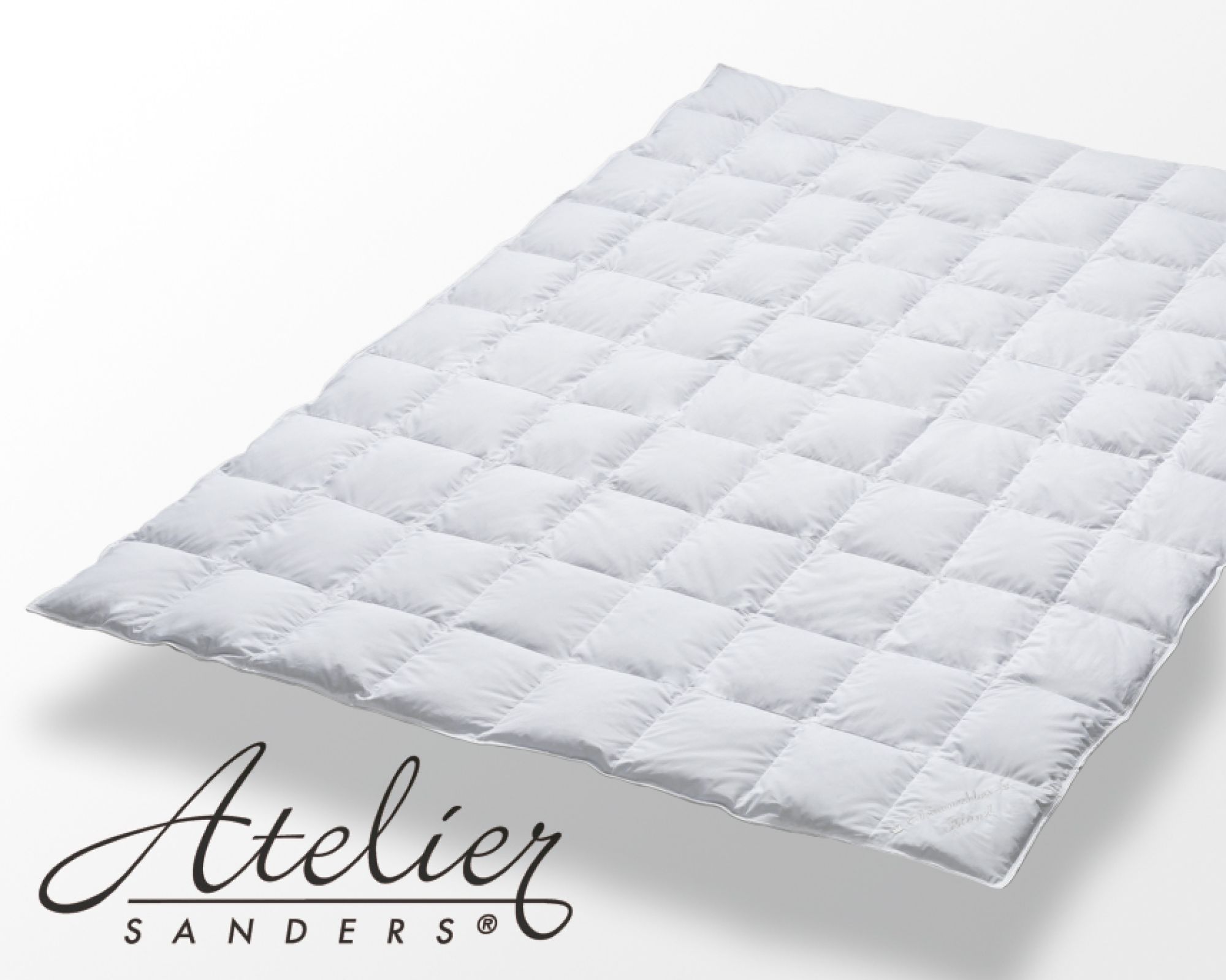 Sanders Kauffmann Exclusive Eiderdaunendecken warm 200x200 cm 750g