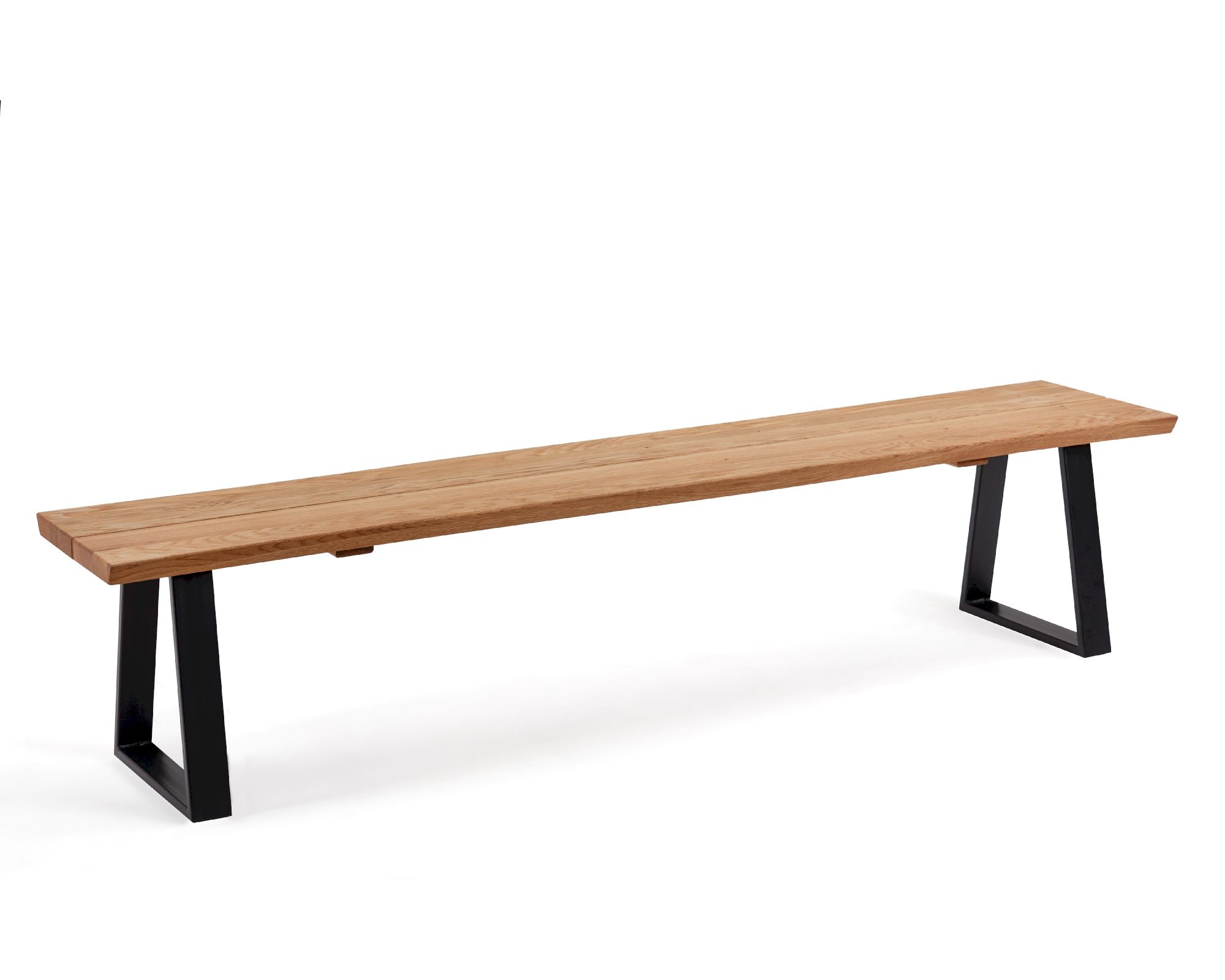 Schösswender »Oviedo« Wildeiche Baumkante Sitzbank IV 180 cm / mit Lehne