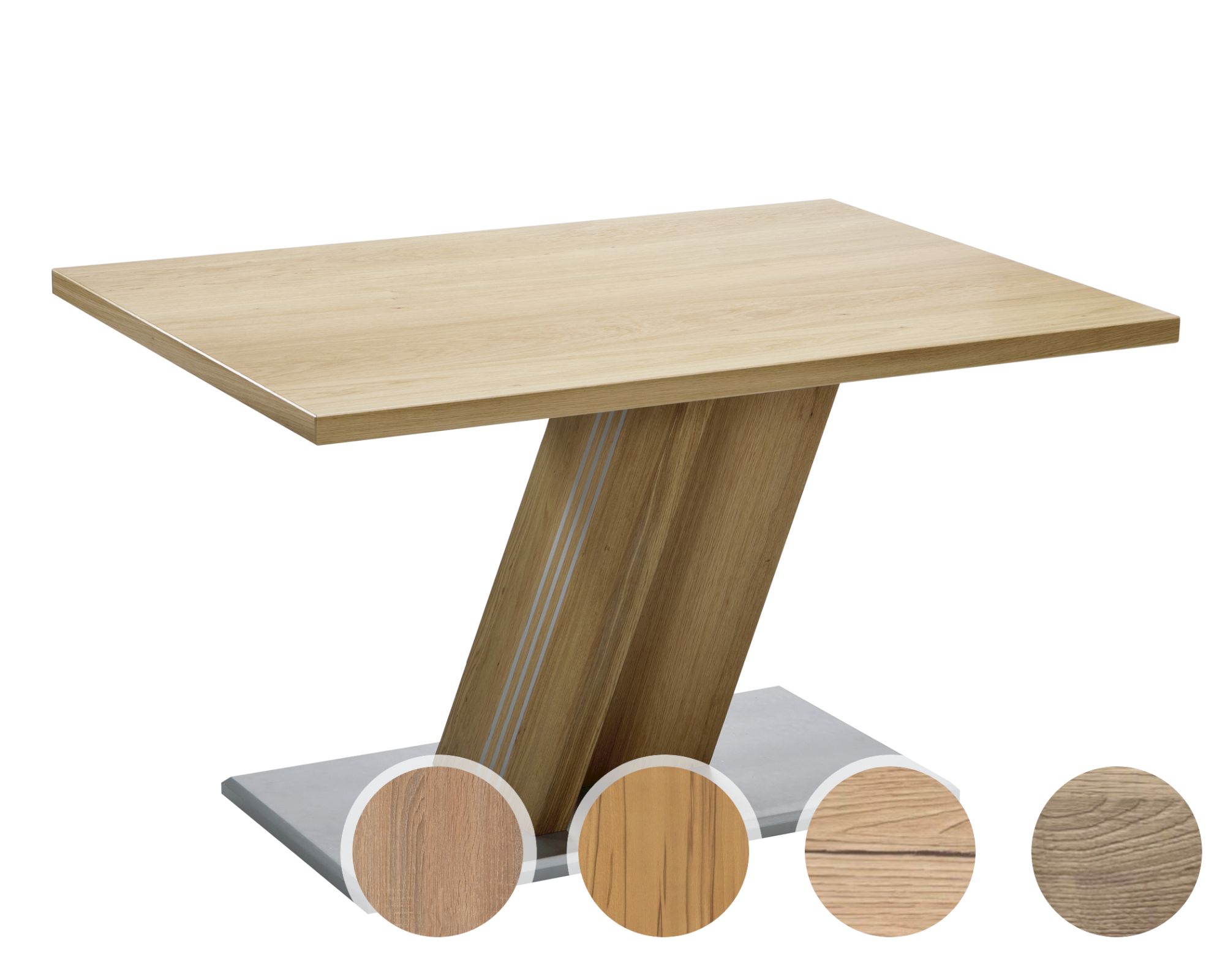 Schösswender »Padua« Säulentisch 130x85 cm / San Remo Sand
