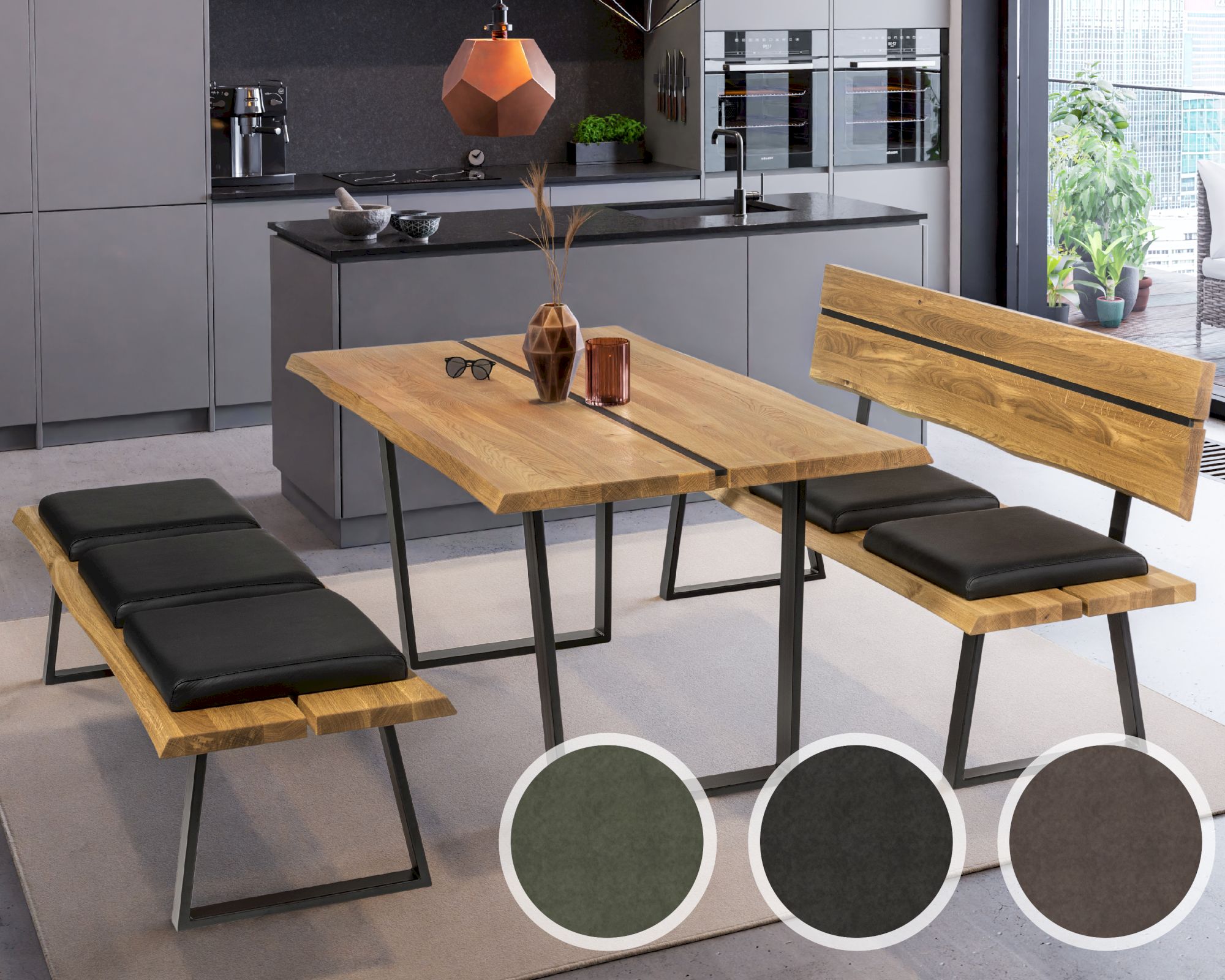 Schösswender »Vigo 100« Essgruppe I Macy 46 anthracite