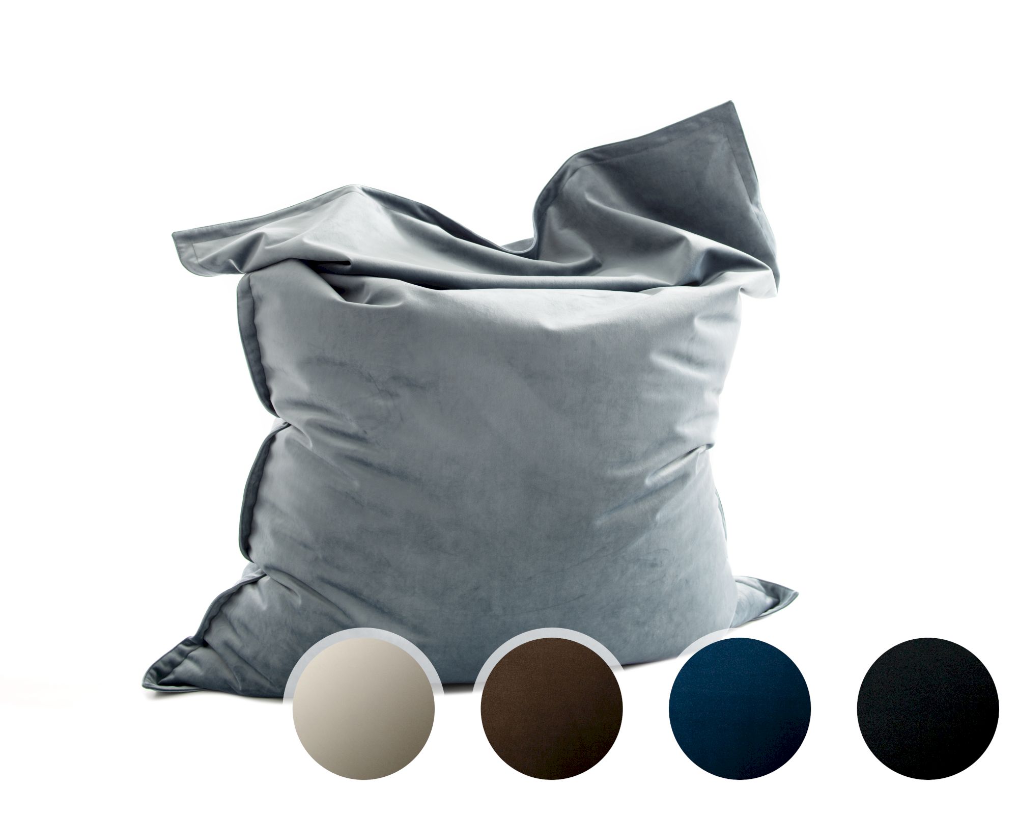 Sitting Bull »THE BULL« Deluxe Sitzsack velvet 404 black