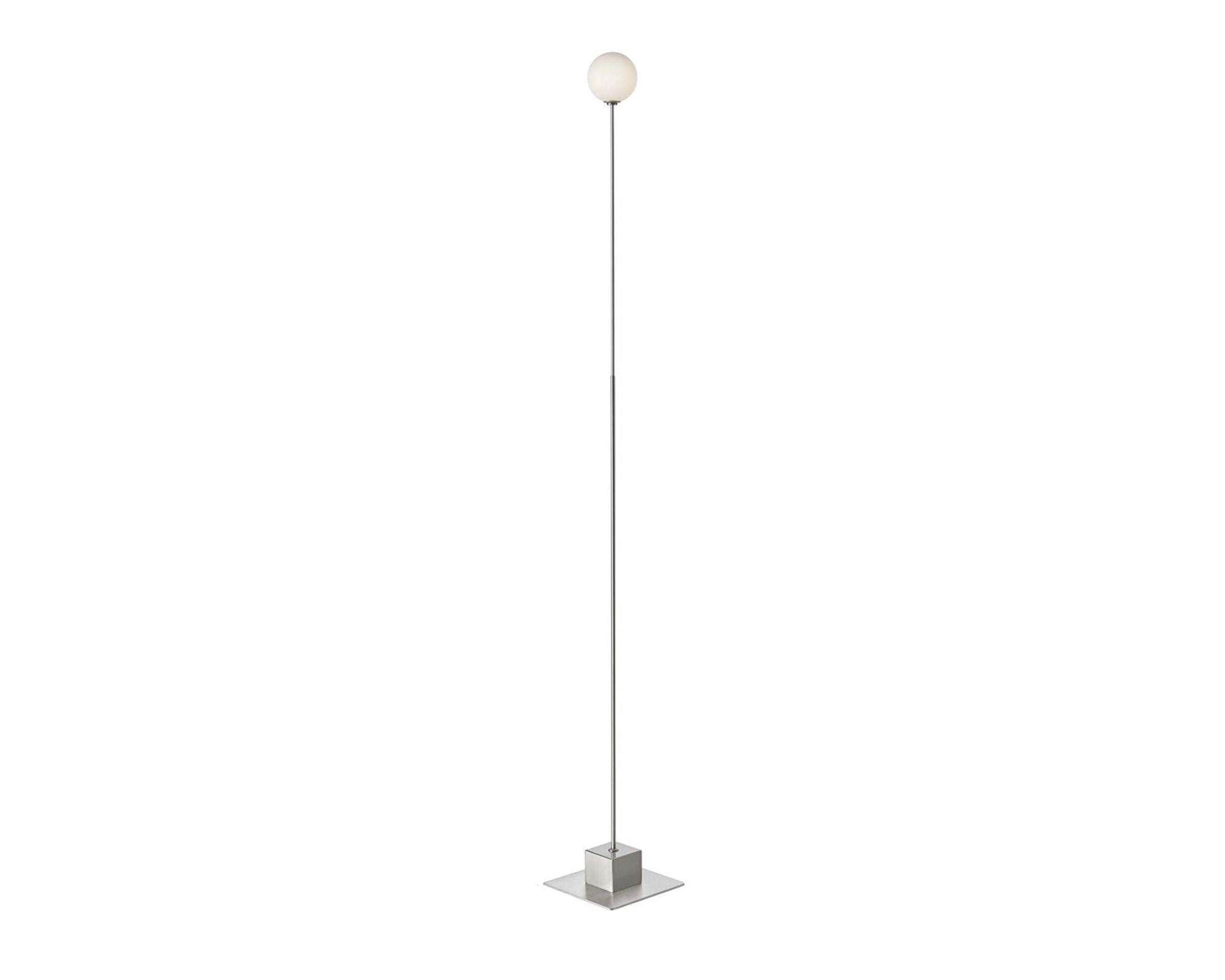 Sompex »Slim Kugel« Stehleuchte Ø 7x50x120 cm / weiss/nickel