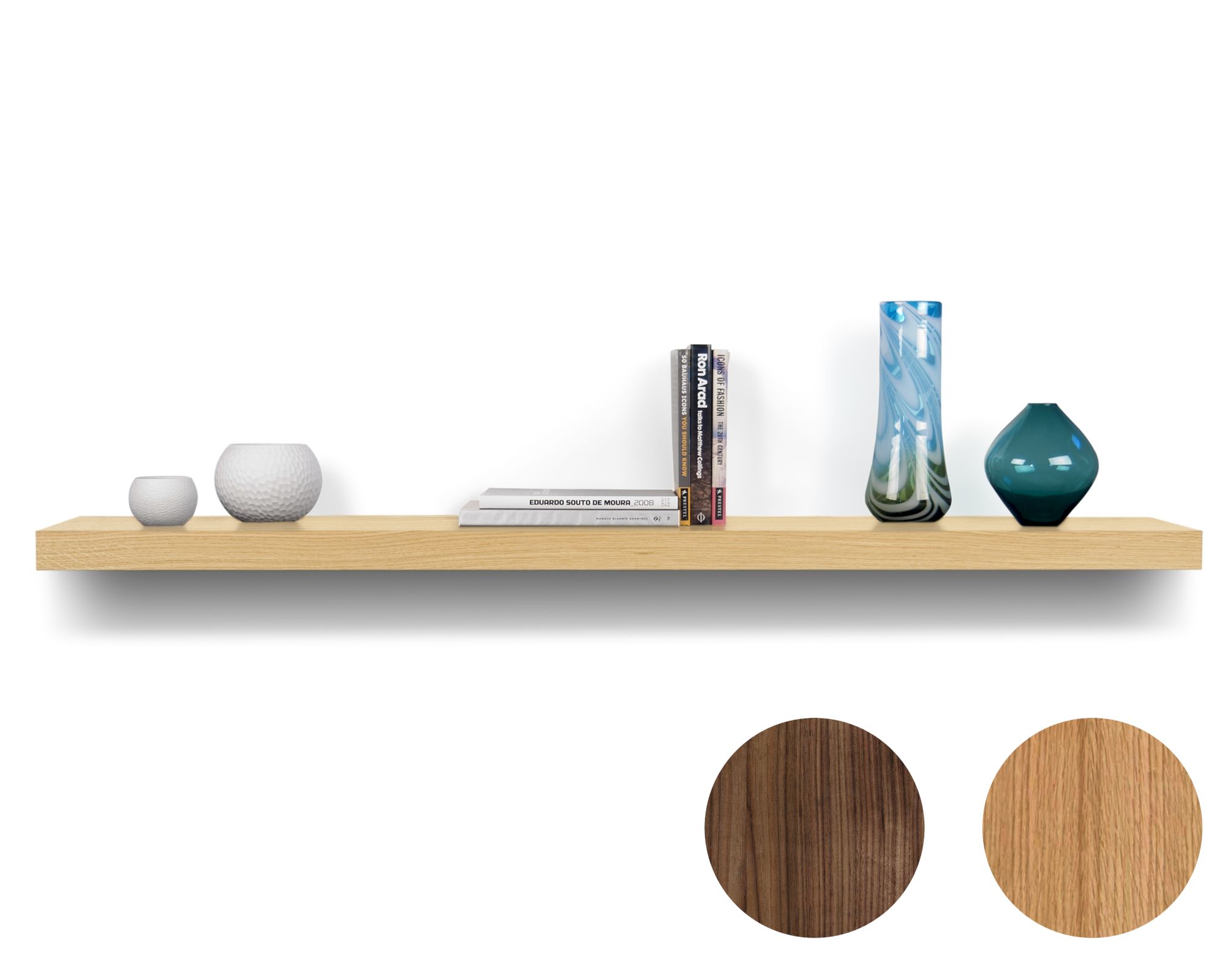 TemaHome »Balda« Wandregal Balda 60 / H 5 x B 60 x 22 cm / Walnuss