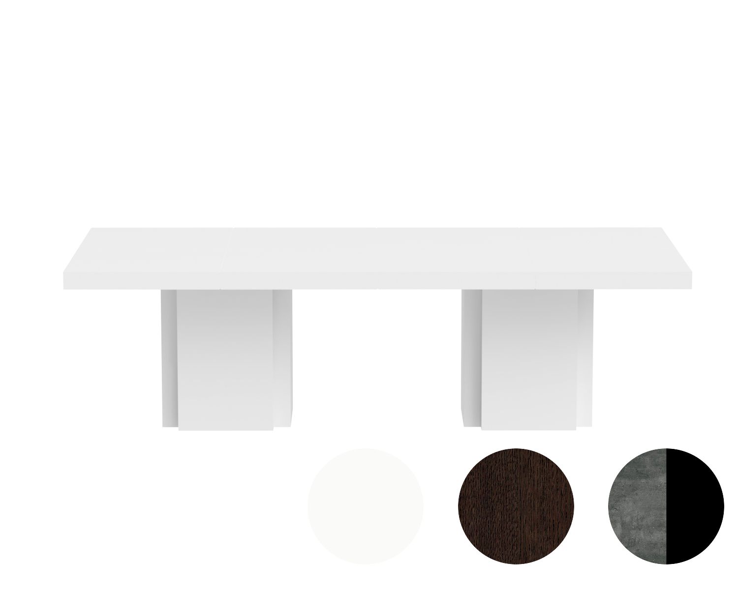 TemaHome »Dusk 002« Esstisch Beton-Schwarz