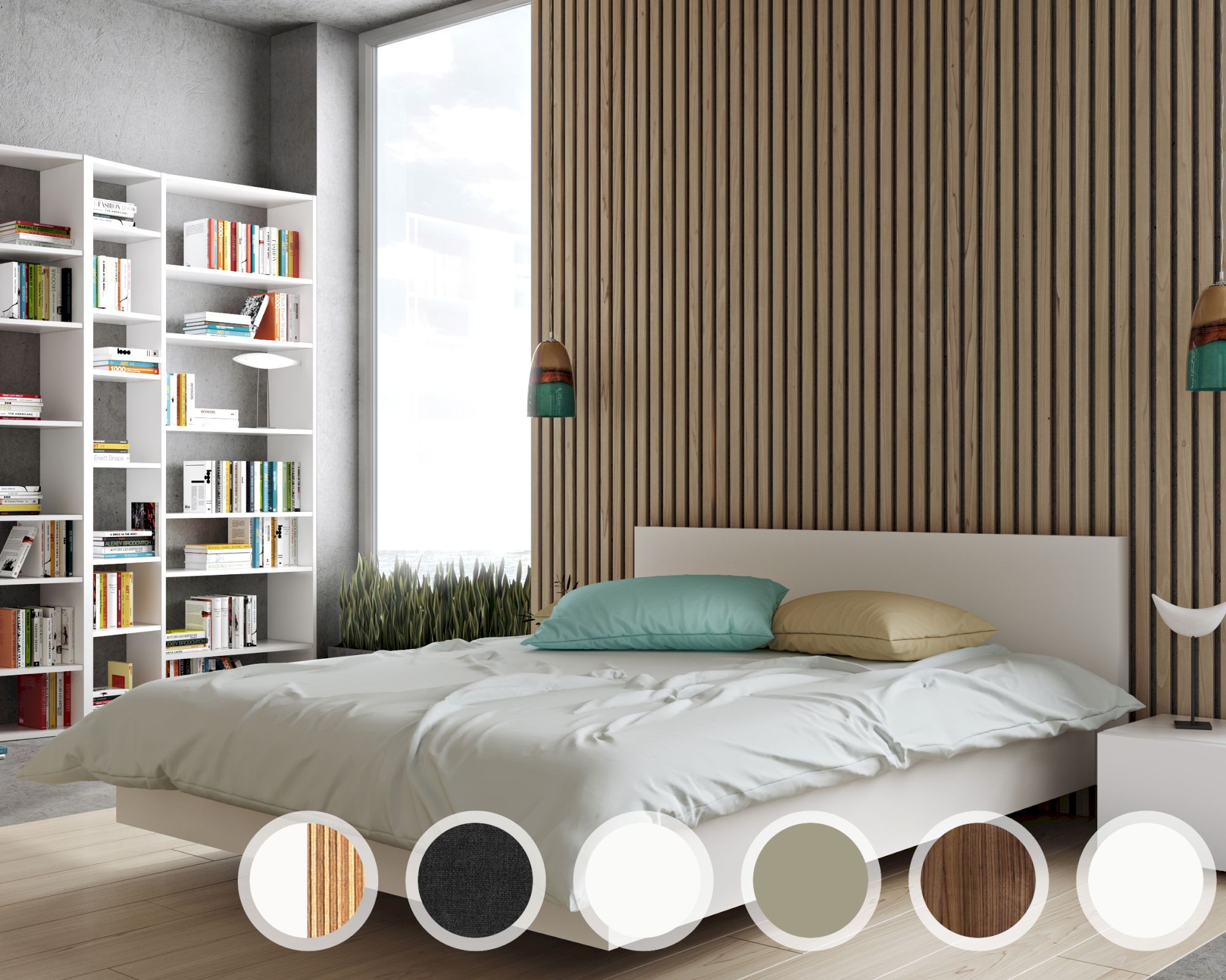 TemaHome »Float« Bett Weiß 160x200 cm / mit Lattenrost