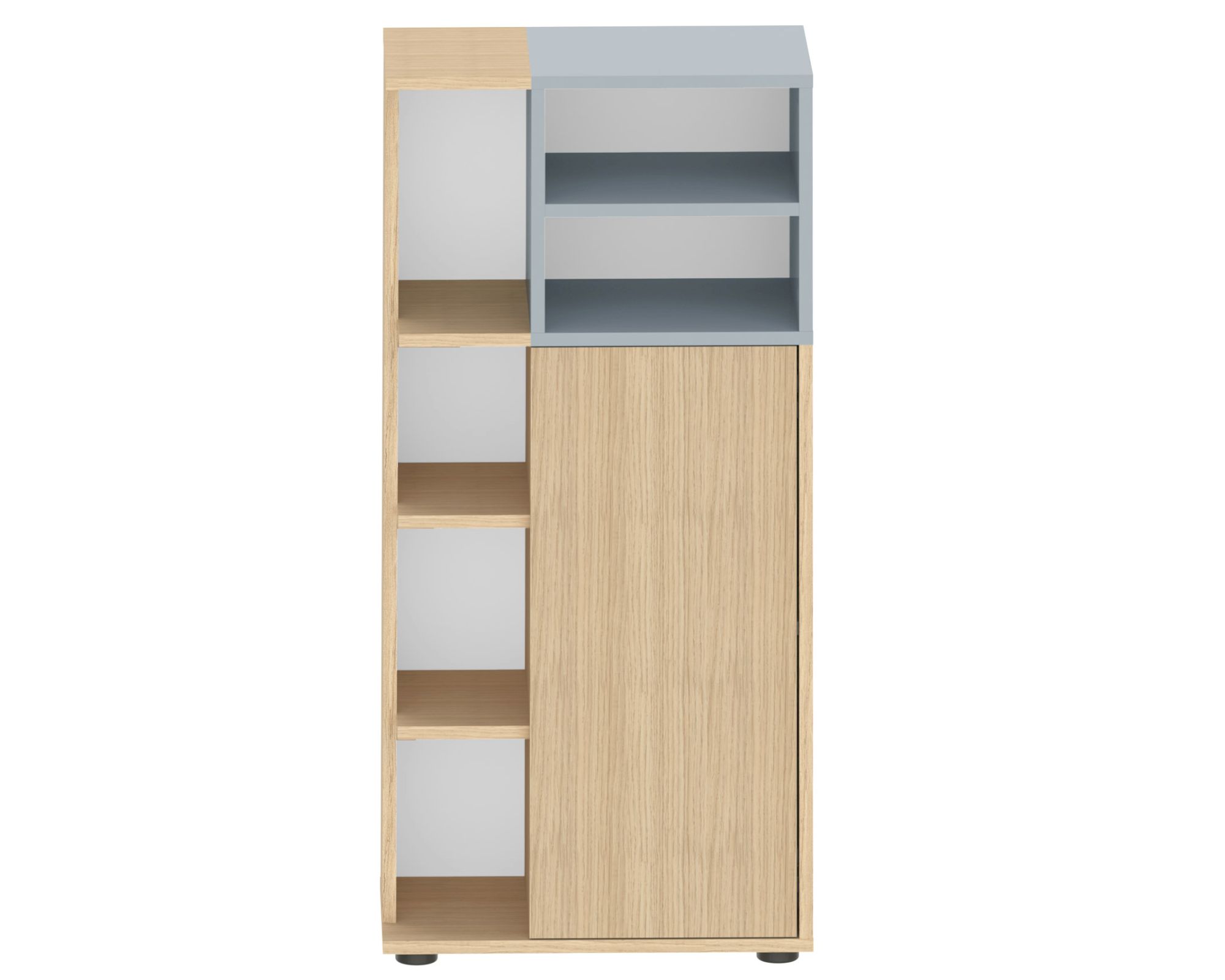 TemaHome »Kube« Badezimmerschrank Eiche mit Celadon Grey 50x109x28 cm