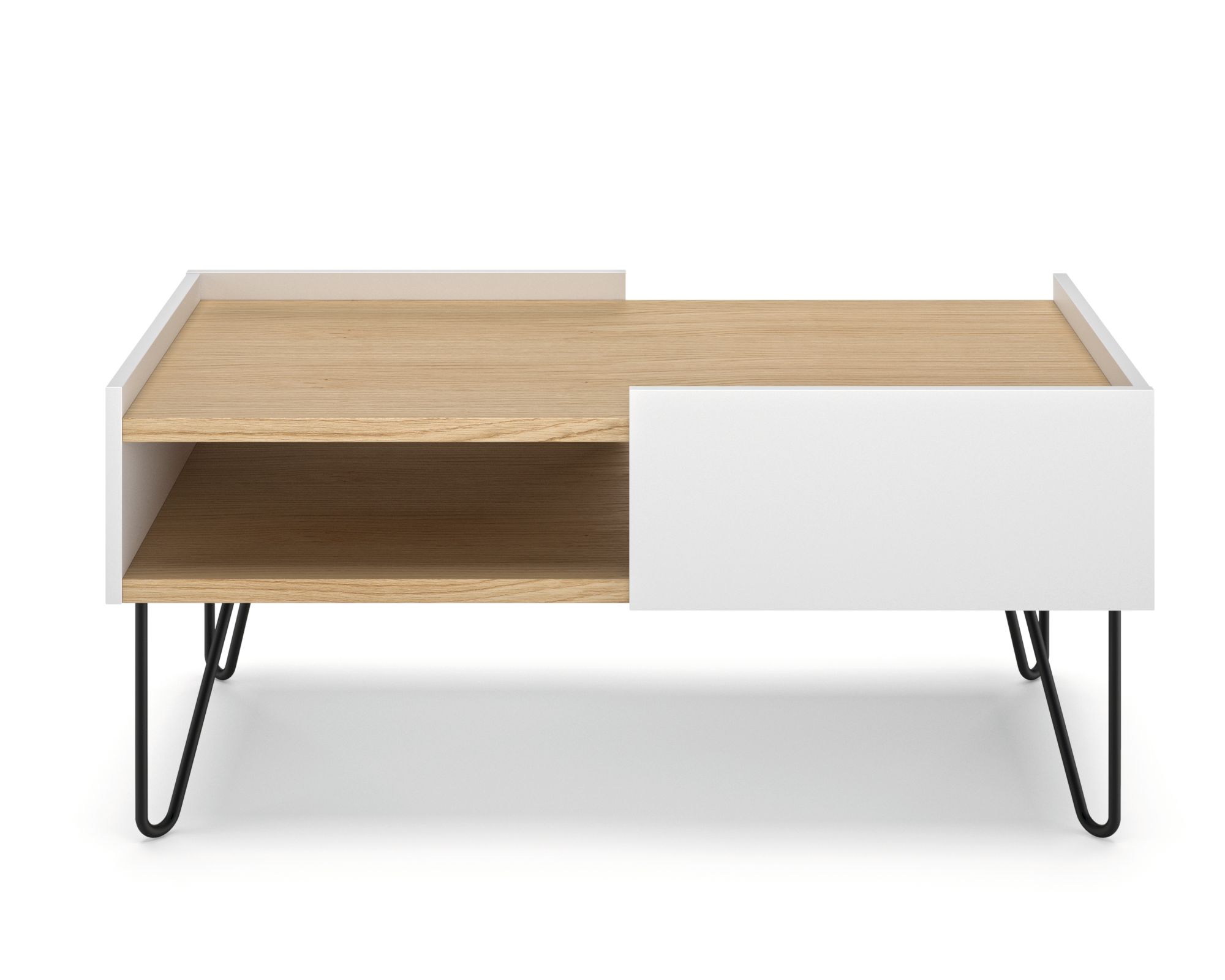 TemaHome »Nina« Couchtisch Weiß 100x45x53 cm