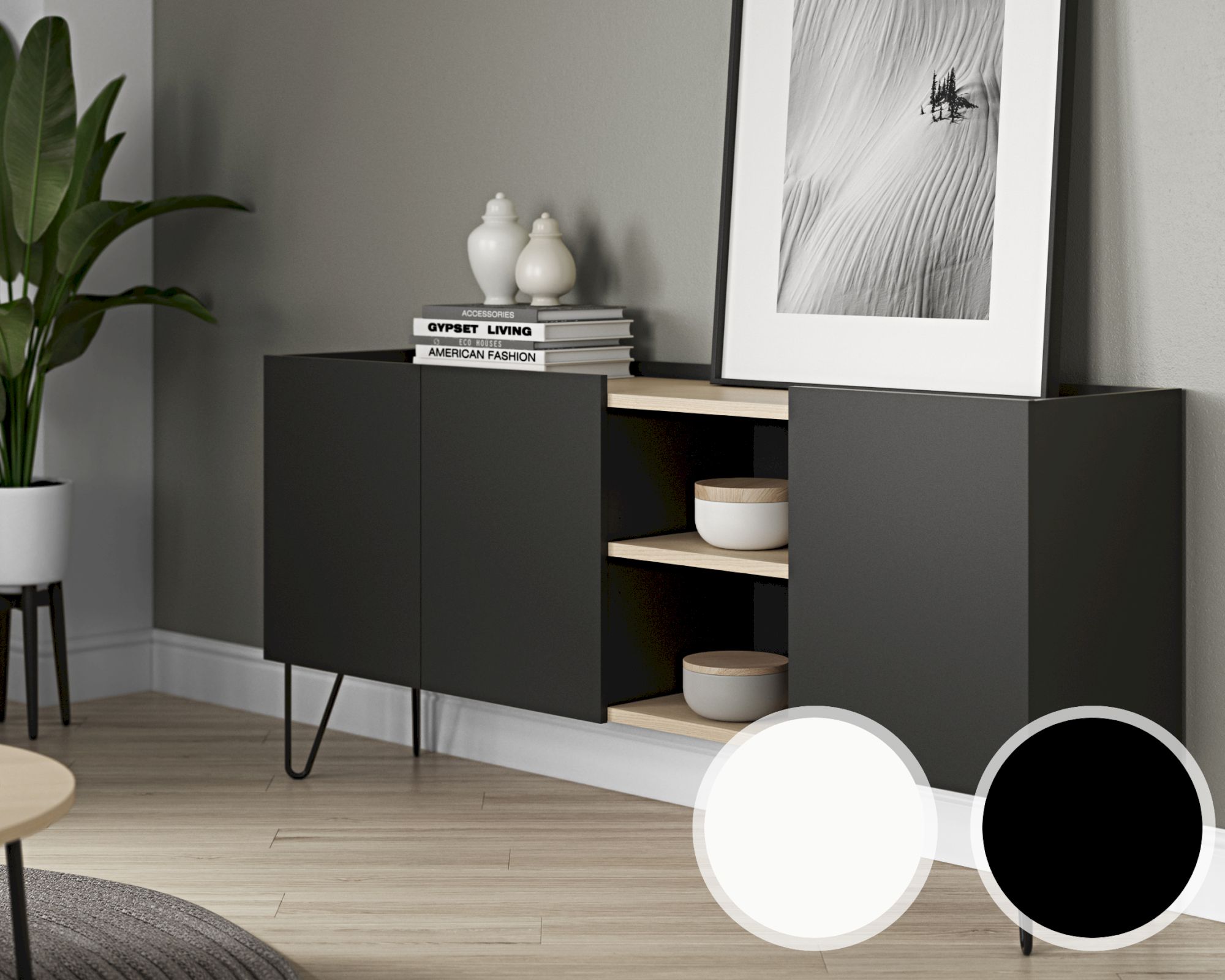 TemaHome »Nina« Sideboard Weiß