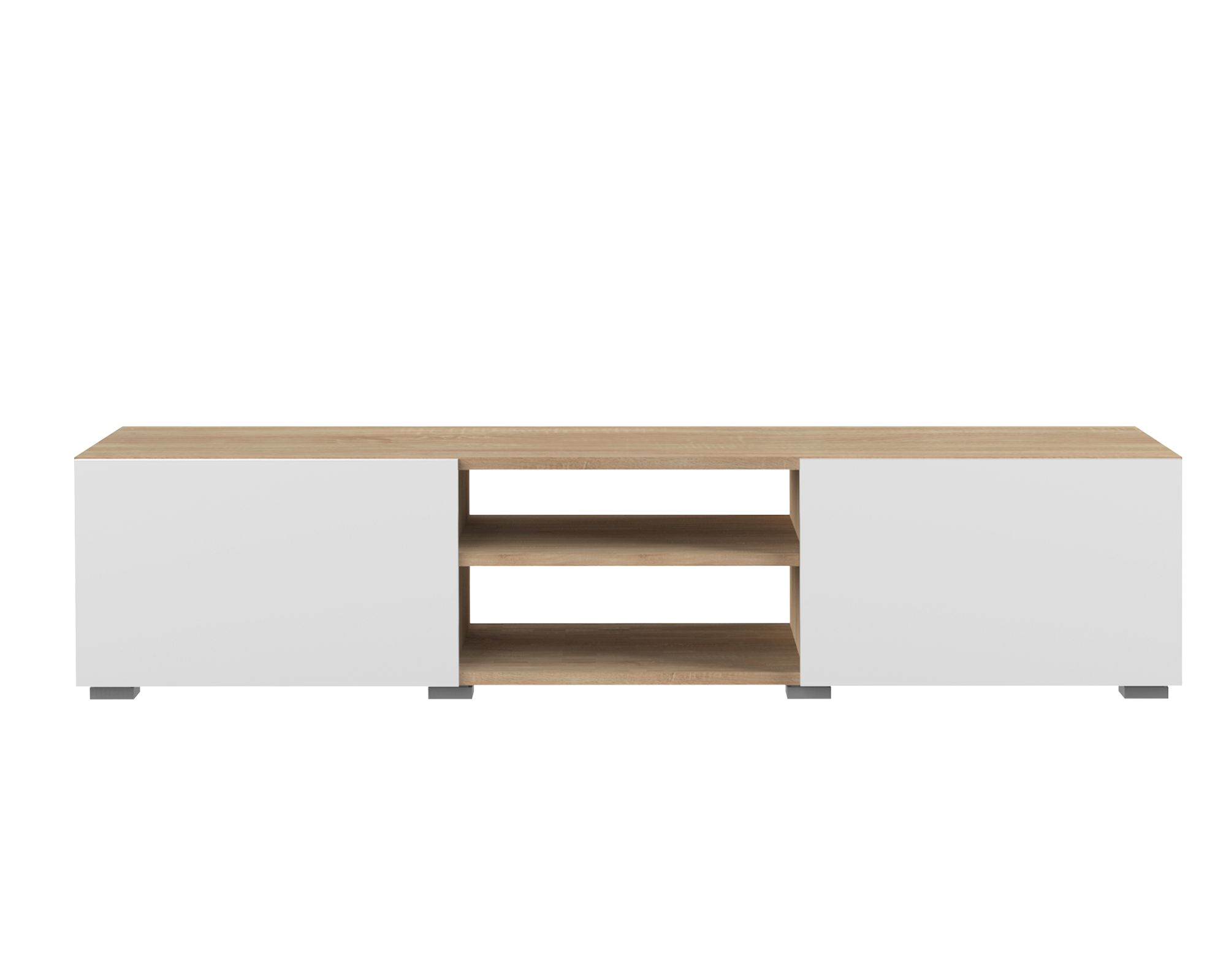 TemaHome »Podium« TV-Schrank 140 Eiche mit Weiß 140x31x42 cm