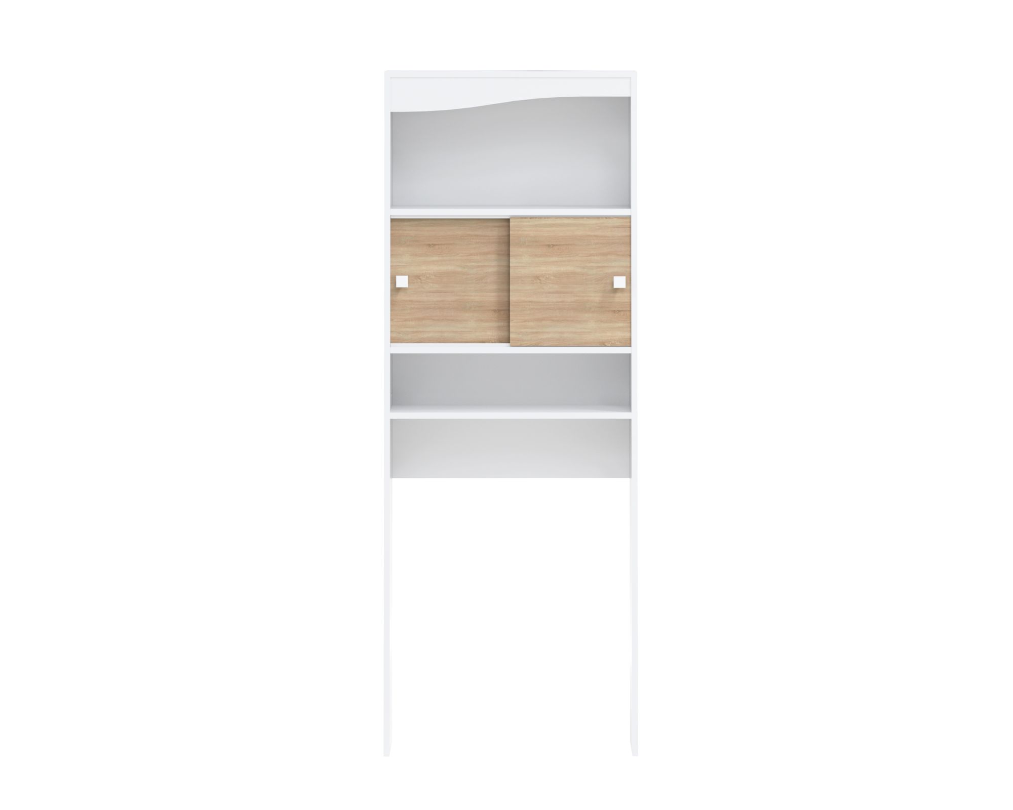 TemaHome »Wave« Badezimmerschrank Eiche 64x177x19 cm
