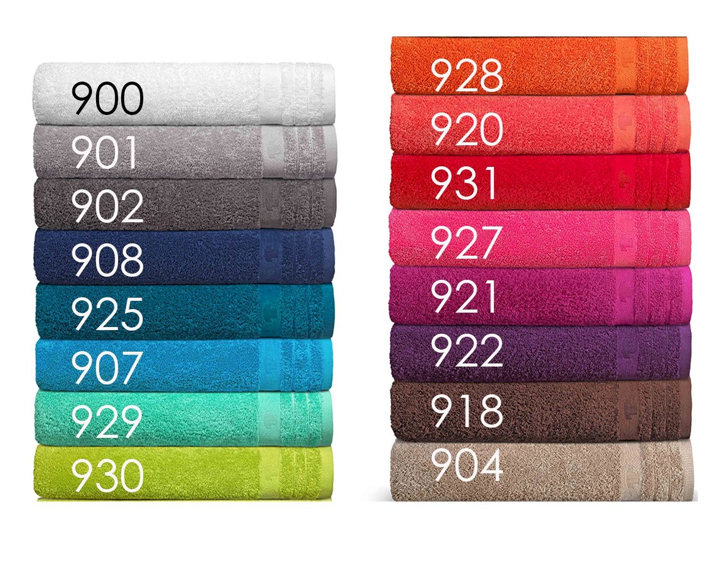 Tom-Tailor »Basic« Frottier Handtuchserie 100111 Handtuch 50x100 cm Fb. 935 Mauve