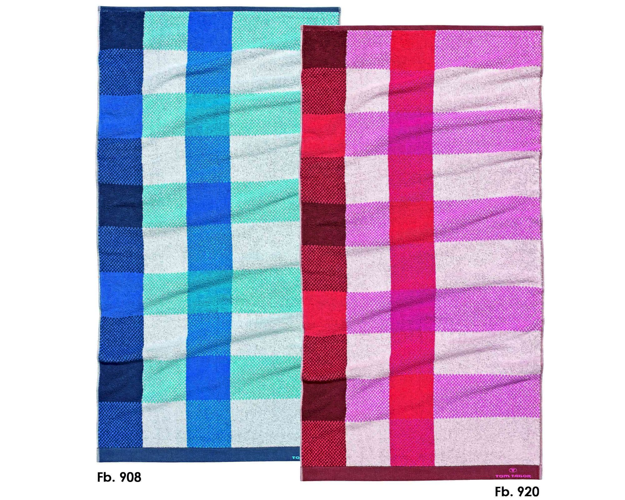 Tom-Tailor »Walk« Frottier Handtücher 100239 Fb. 920 Red Handtuch 50x100 cm