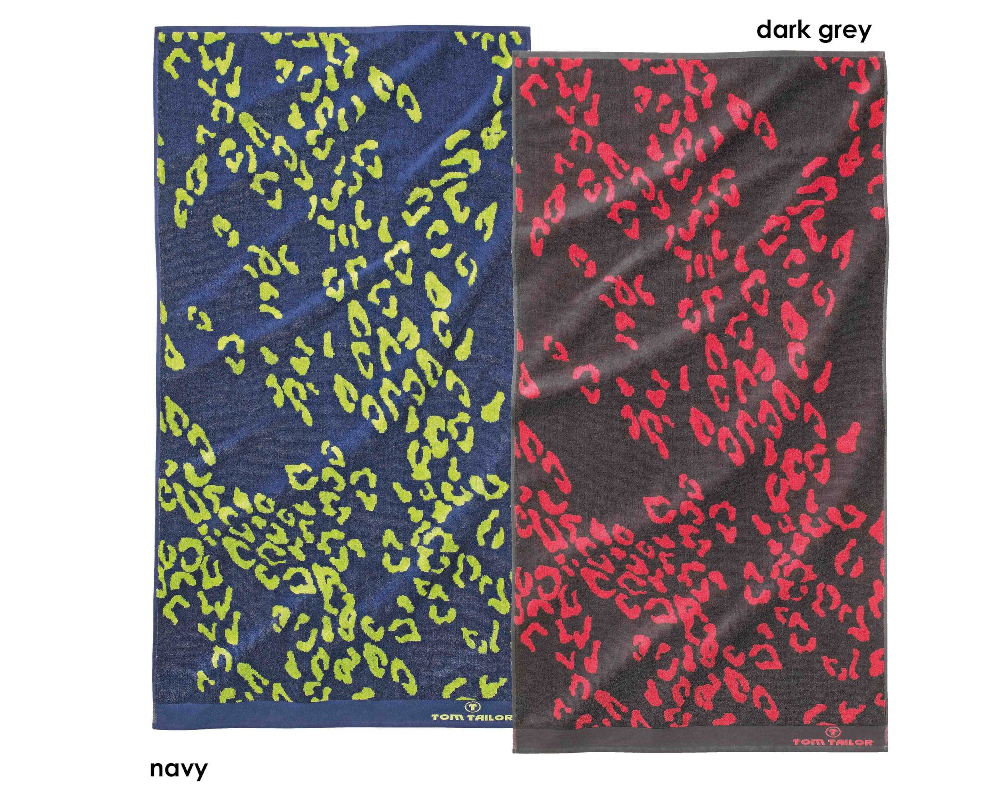 Tom-Tailor »Walk« Frottier Handtücher 100246 902 dark-grey 80x200 cm