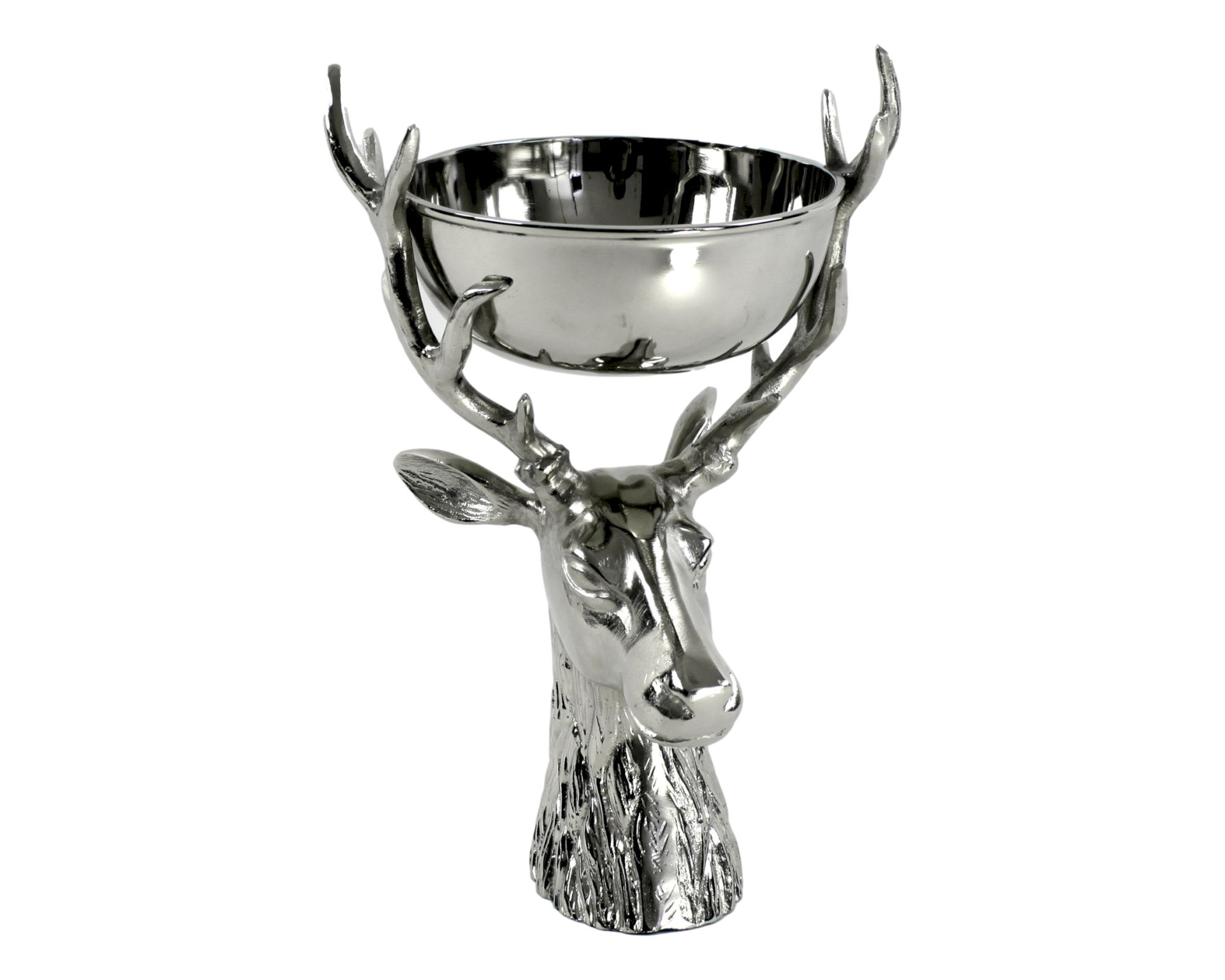 VOSS Design »Hirsch« mit Schale Aluminium