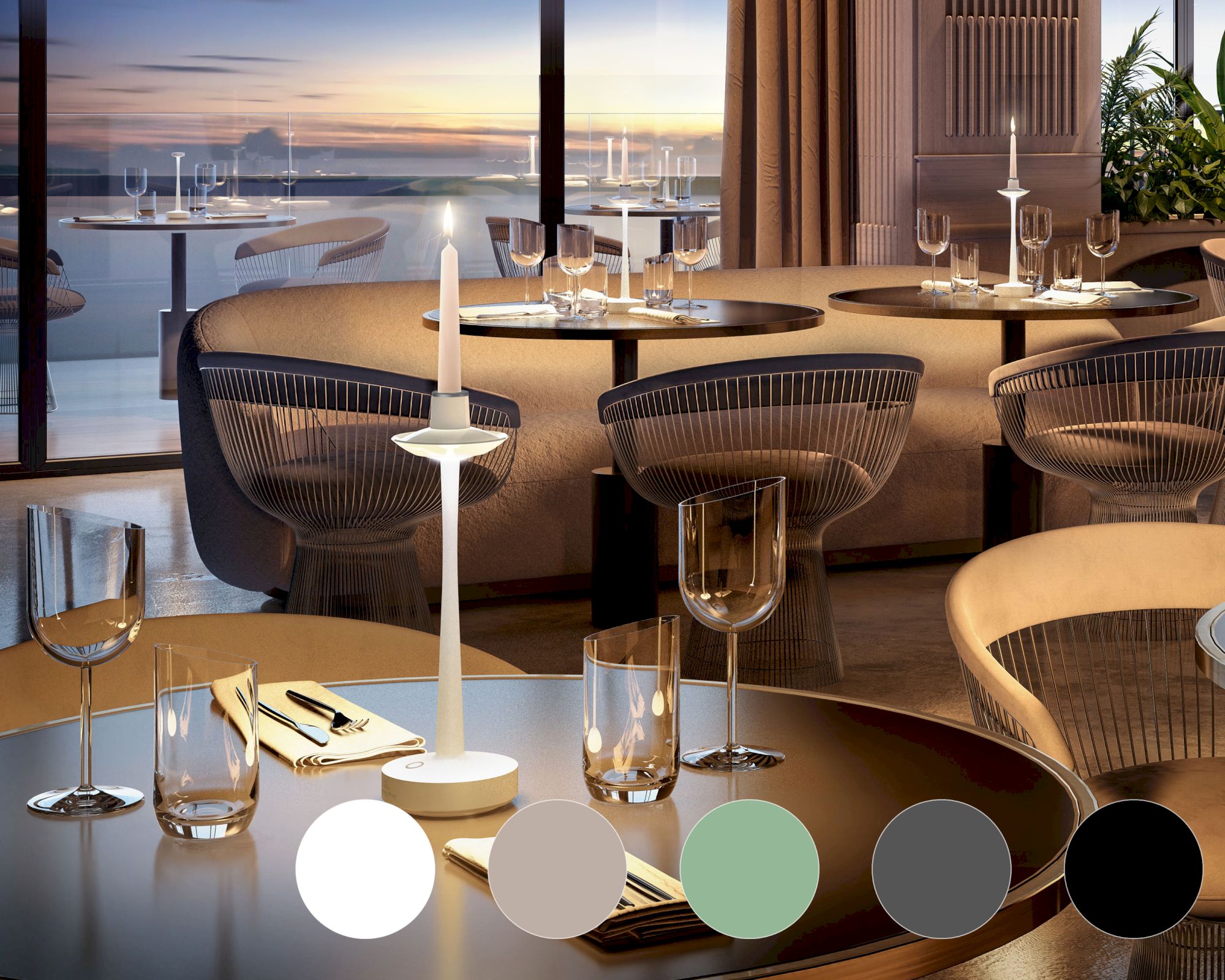 Villeroy&Boch »Aarhus« Tischleuchte weiss
