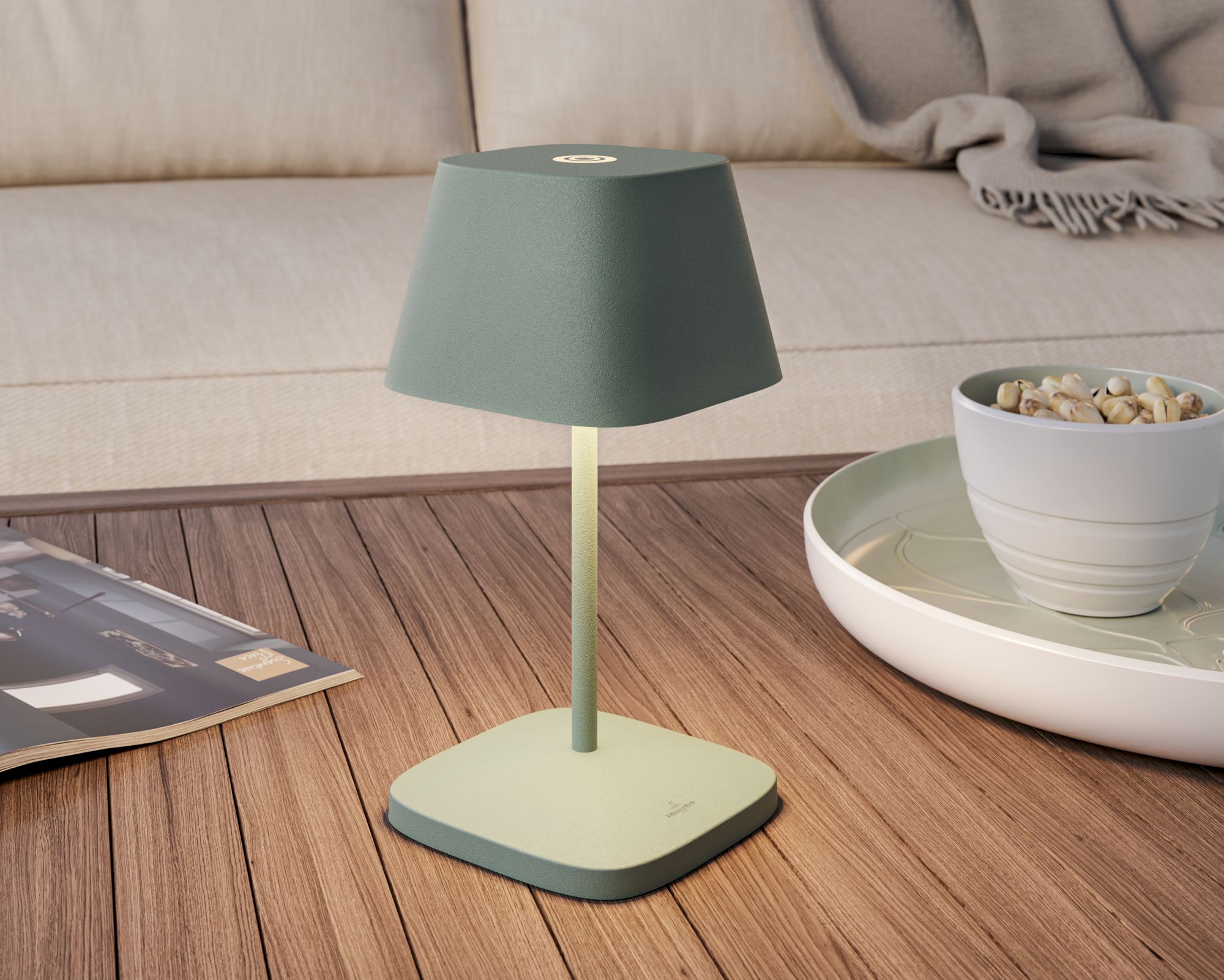 Villeroy&Boch »Neapel 2.0« Tischleuchte dimmbar Sand