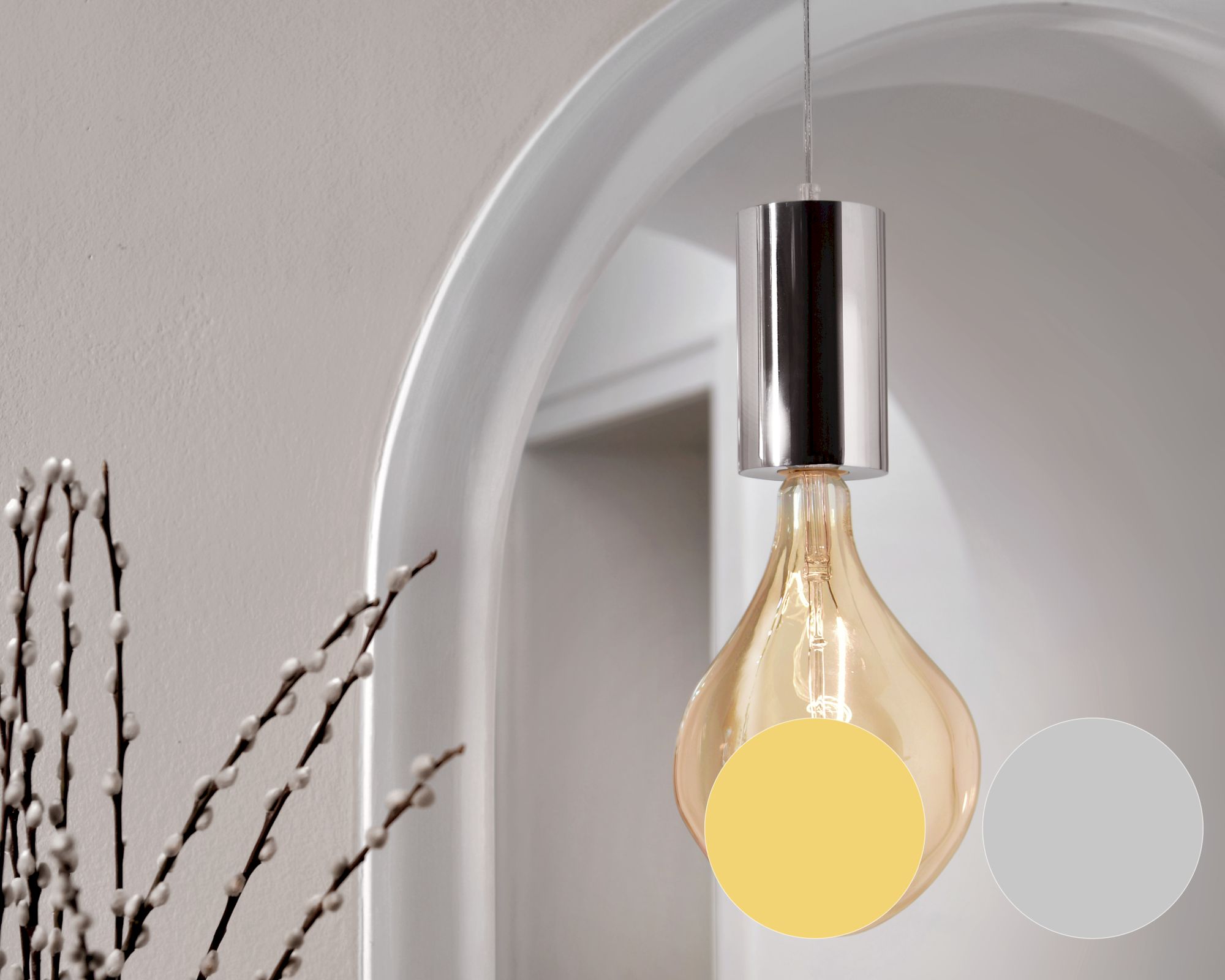 Villeroy&Boch »Prag« Pendelleuchte edelstahl