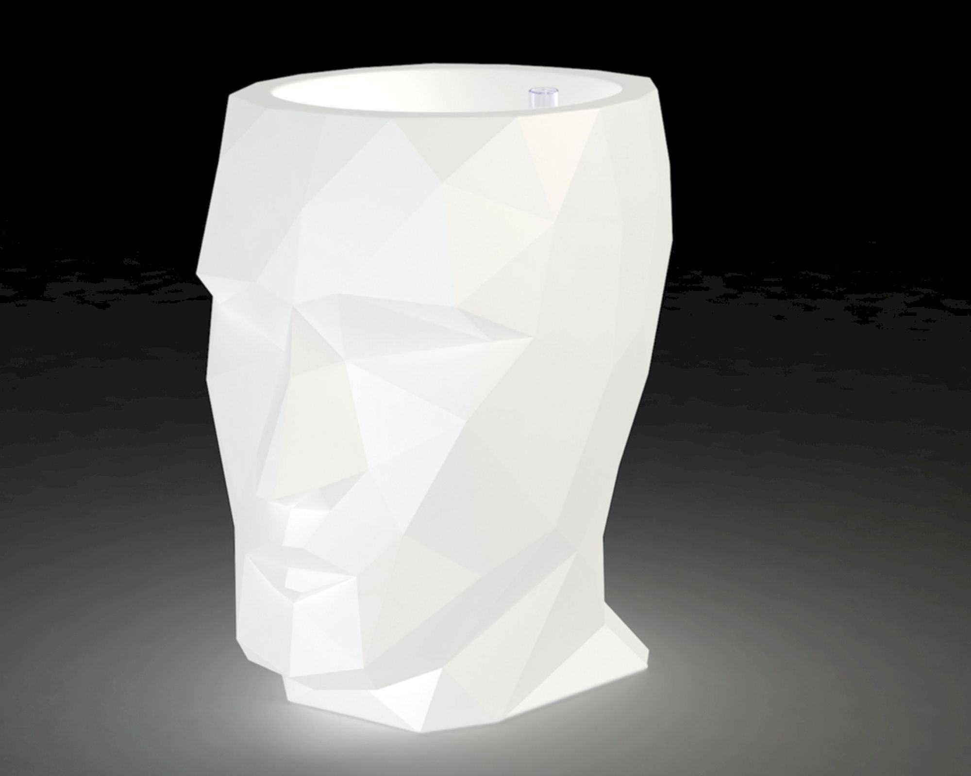 Vondom »ADAN« Outdoor Pflanzengefäss LED-Beleuchtung RGB LED DMX / 49x68 cm