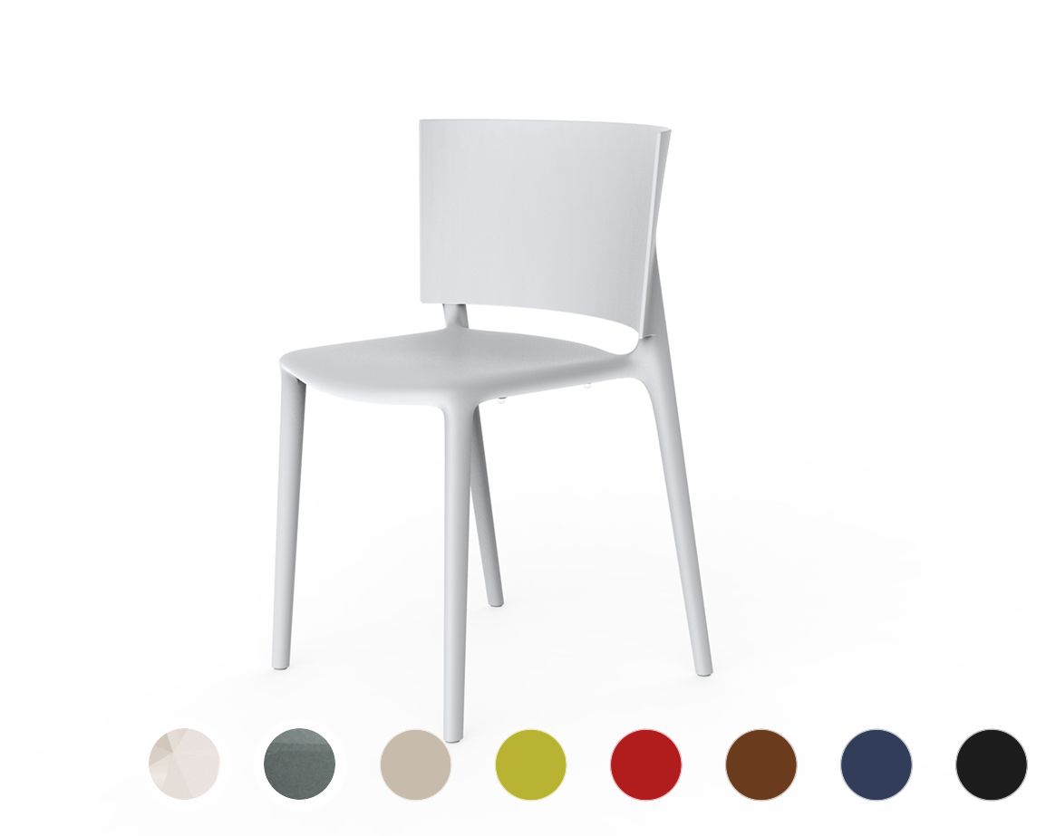 Vondom »AFRICA« Outdoor Stuhl Lackiert Hochglanz / Black