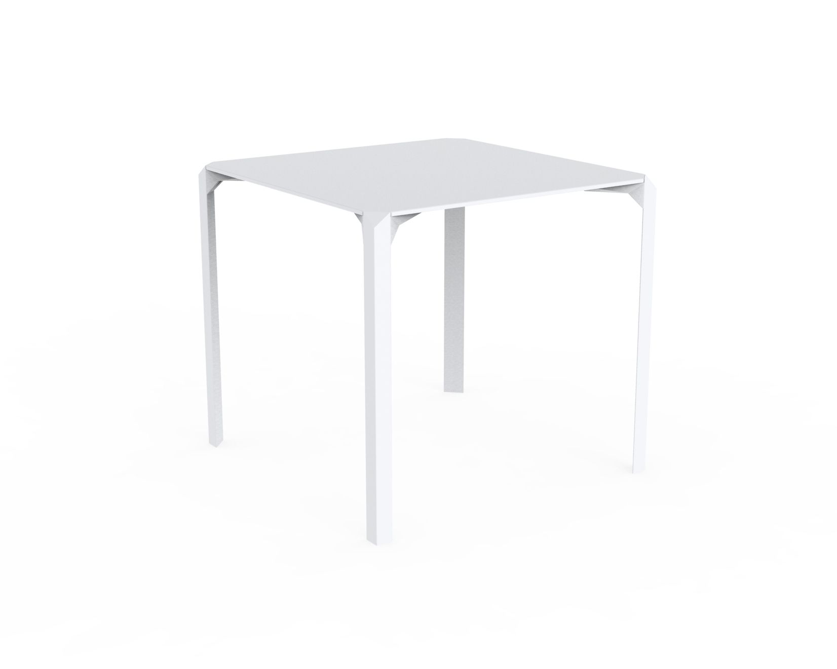 Vondom »QUARTZ« Outdoor Tisch quadratisch White/Black / 59x59 cm