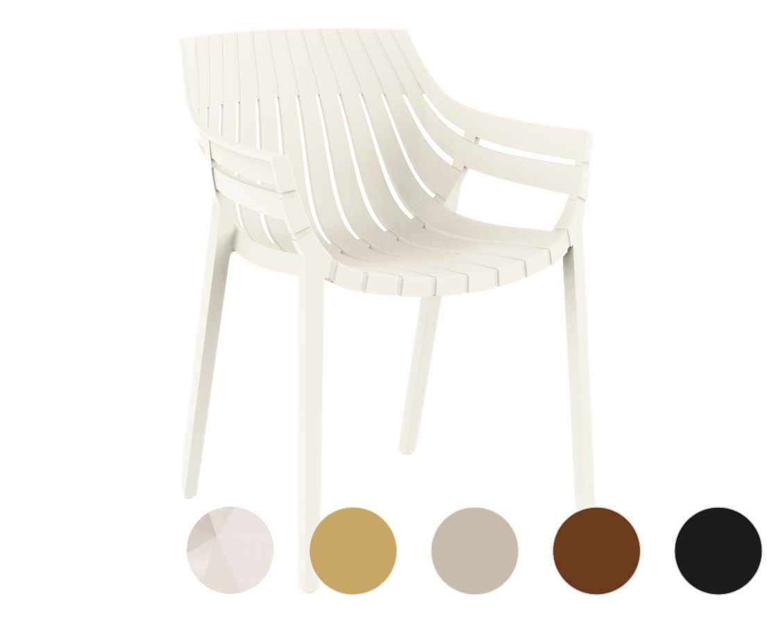 Vondom »SPRITZ« Outdoor Armlehnstuhl Basic matt / Mostaza