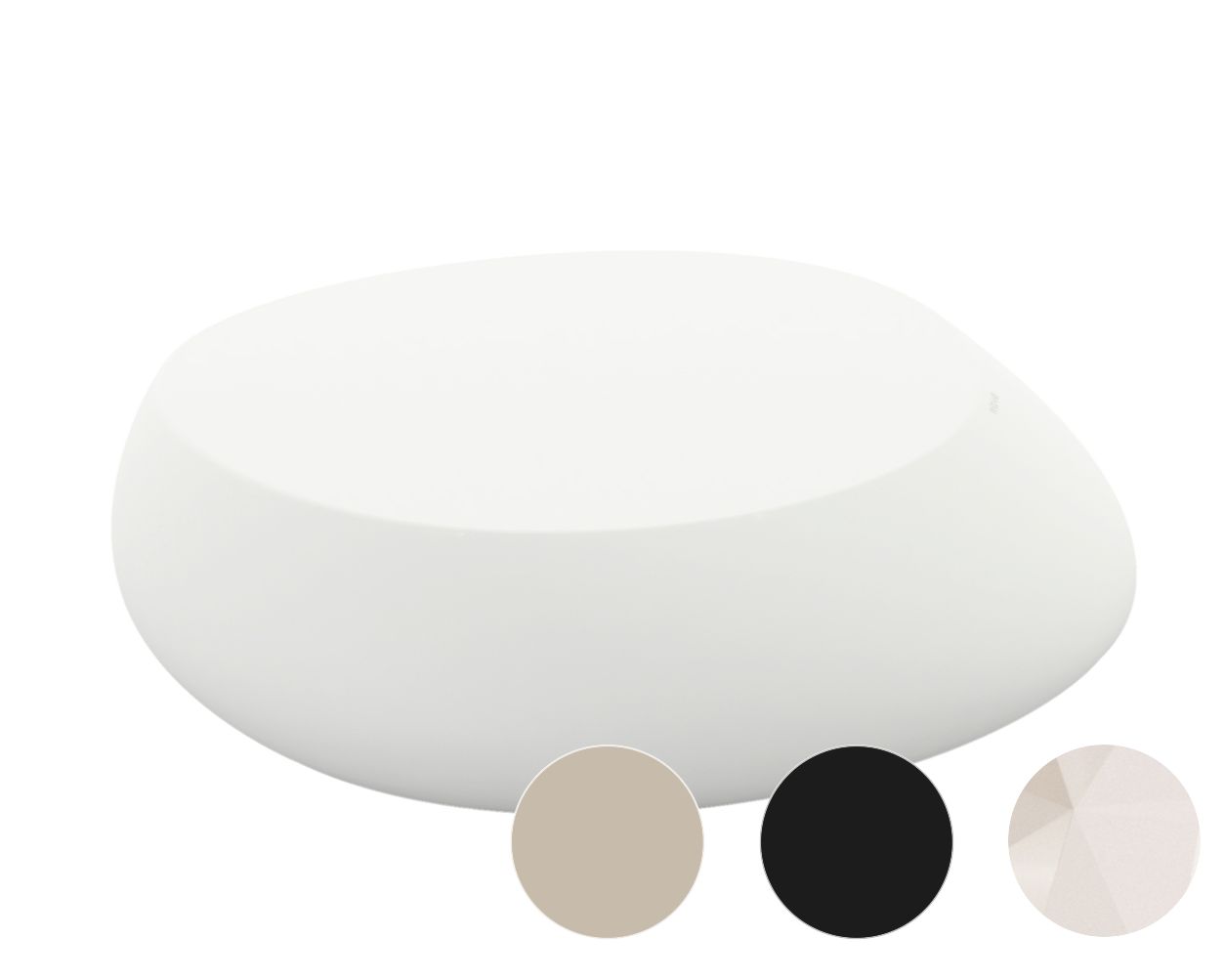 Vondom »STONE« Outdoor Couchtisch Basic Matt / Ecru