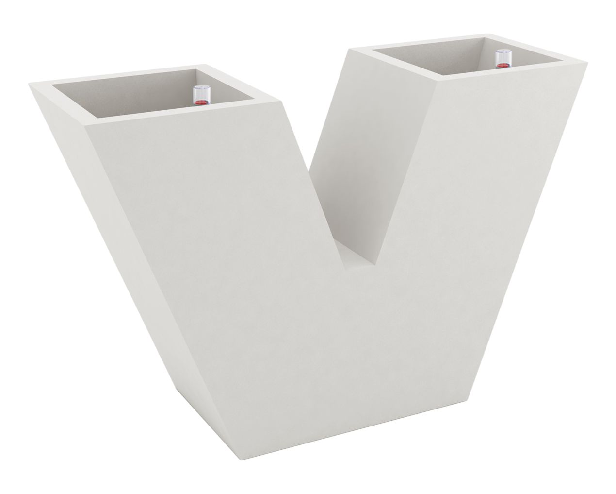 Vondom »UVE« Outdoor Pflanzengefäß mit Selbstbewässerung Basic Matt / Beige